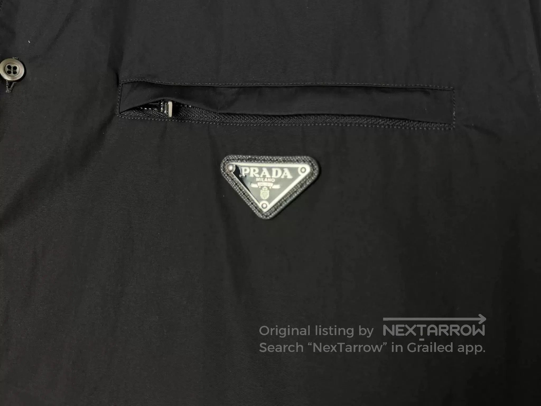 Prada Prada SS24 Triangle Logo Long. Size US XL / EU 56 / 4 - 5 Thumbnail