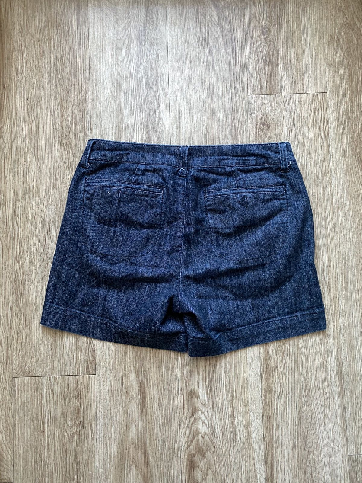 Other Y2K 00s Dark Denim Shorts Size 30" / US 8 / IT 44 - 4 Thumbnail