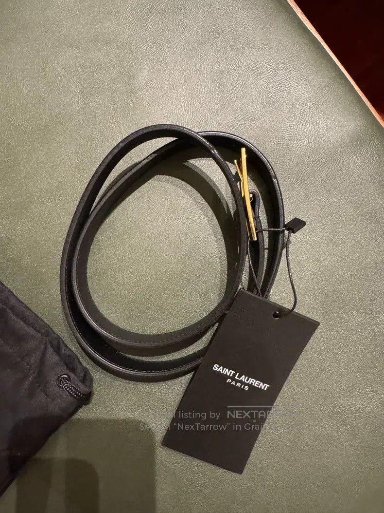 Saint Laurent Paris Saint Laurent Paris size 70 Belt Size ONE SIZE - 4 Thumbnail
