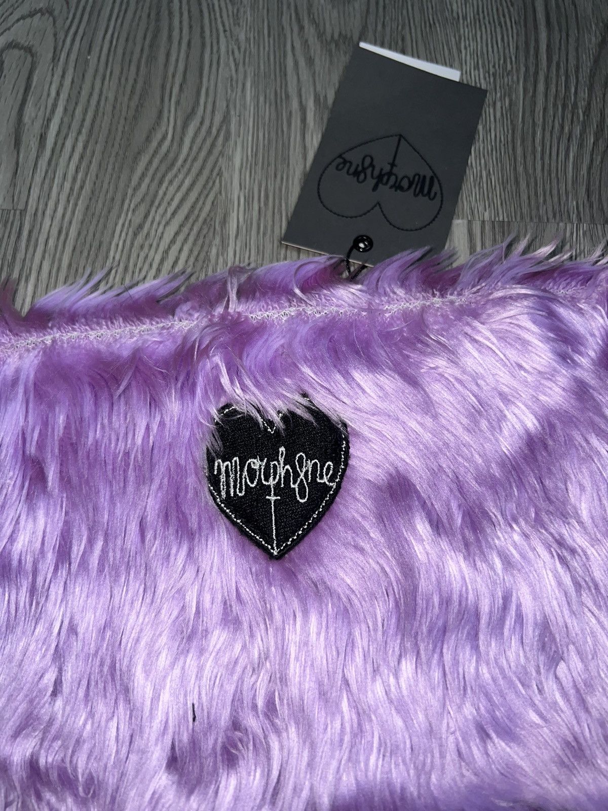 Japanese Brand Morph8ne purple fur tube top 🔮➕ Size ONE SIZE - 4 Thumbnail