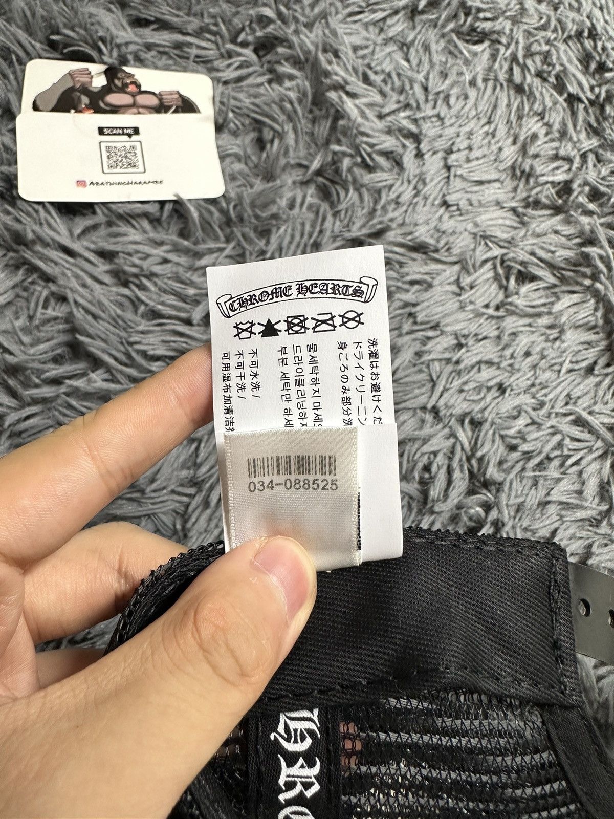 Chrome Hearts Chrome Hearts FUCK Hollywood Trucker Hat White Size ONE SIZE - 8 Thumbnail