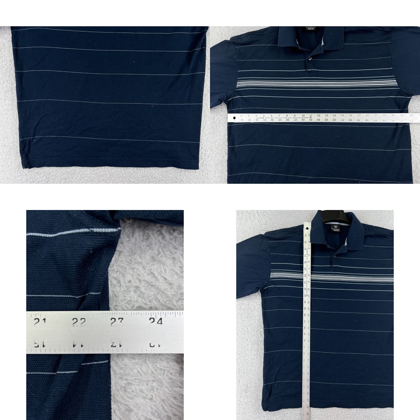 Nike VINTAGE Nike Polo Shirt Mens Large Blue White Stripe Golf Golfer 100% Cotton Outdoor Shirt Mens Large Blue White Stripe Golf USA 90s Size US L / EU 52-54 / 3 - 8 Thumbnail