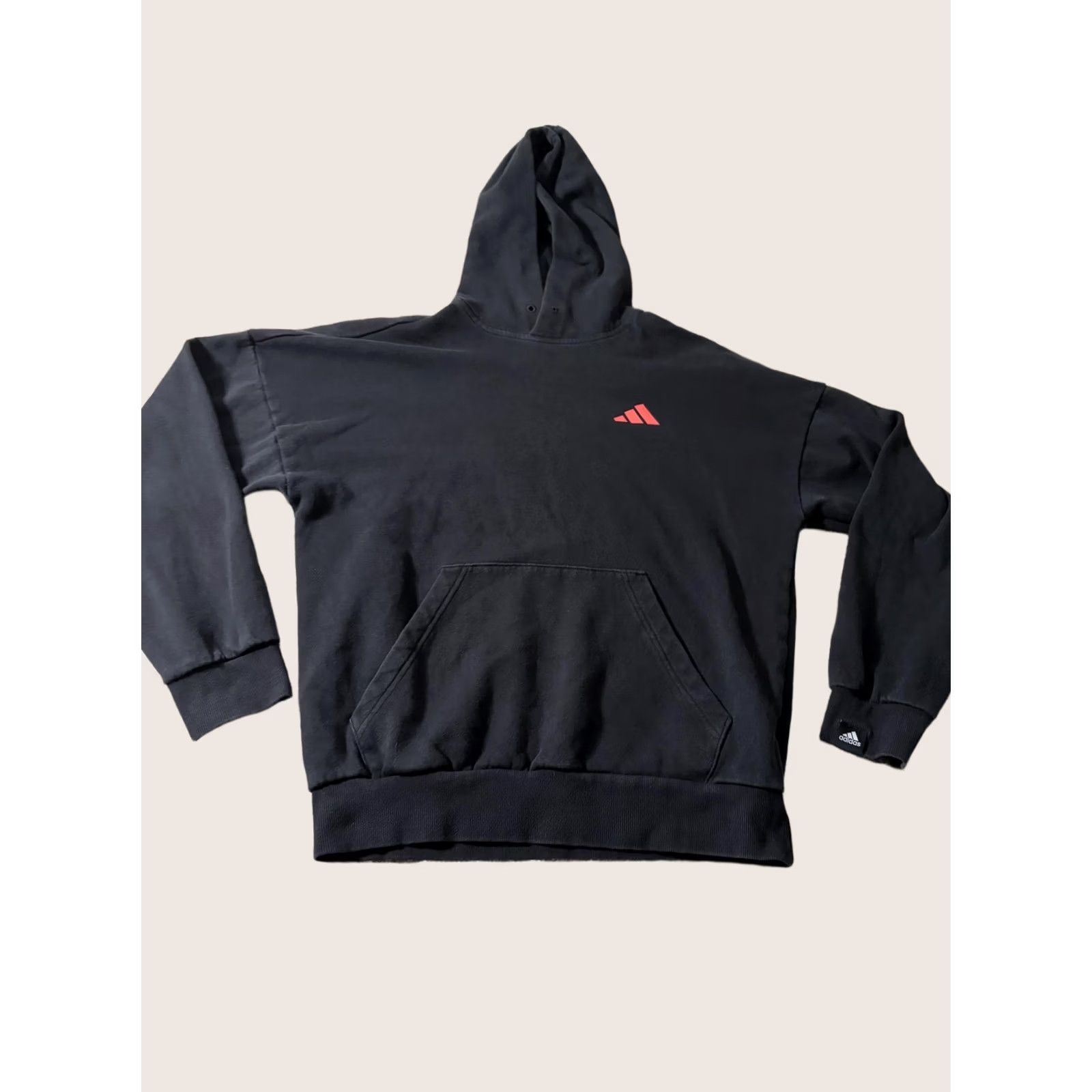 Adidas Adidas Hoodie Mens Small Black Three Stripes Graphic Fleece Sweatshirt Pullover Size US S / EU 44-46 / 1 - 1 Thumbnail