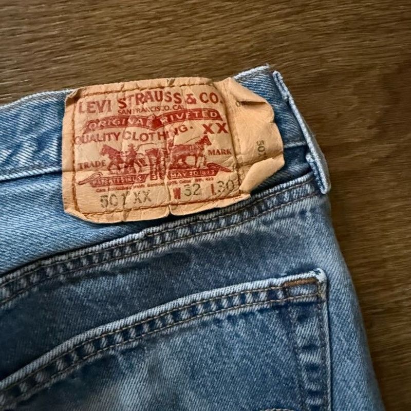 Levi's Worn Levi 501 XX Demin 32x30 Size US 32 / EU 48 - 3 Thumbnail