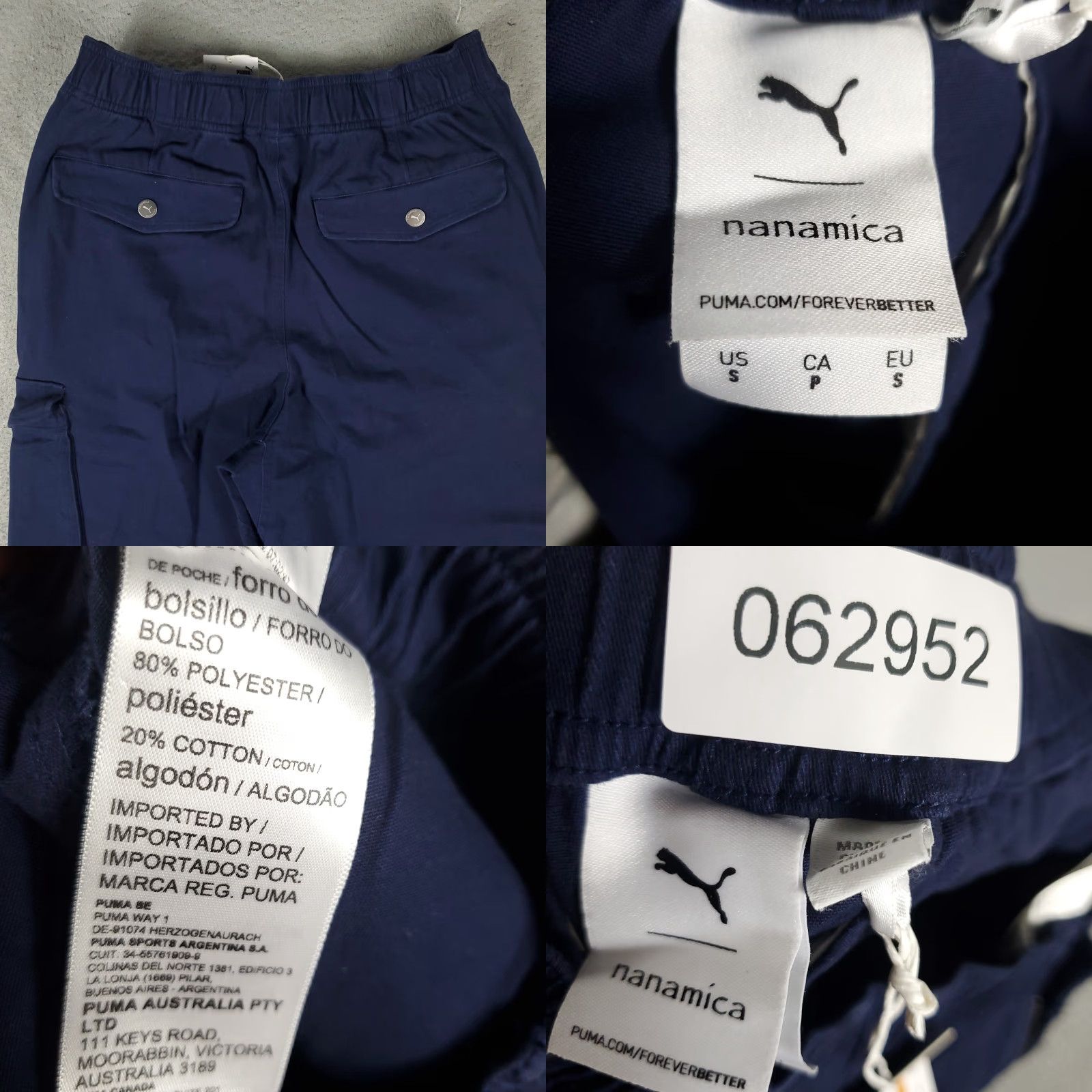 Puma Puma X Nanamica Pants Mens Size Small Blue Baggy Retro Japan Cargo Trousers Size US 29 - 8 Thumbnail