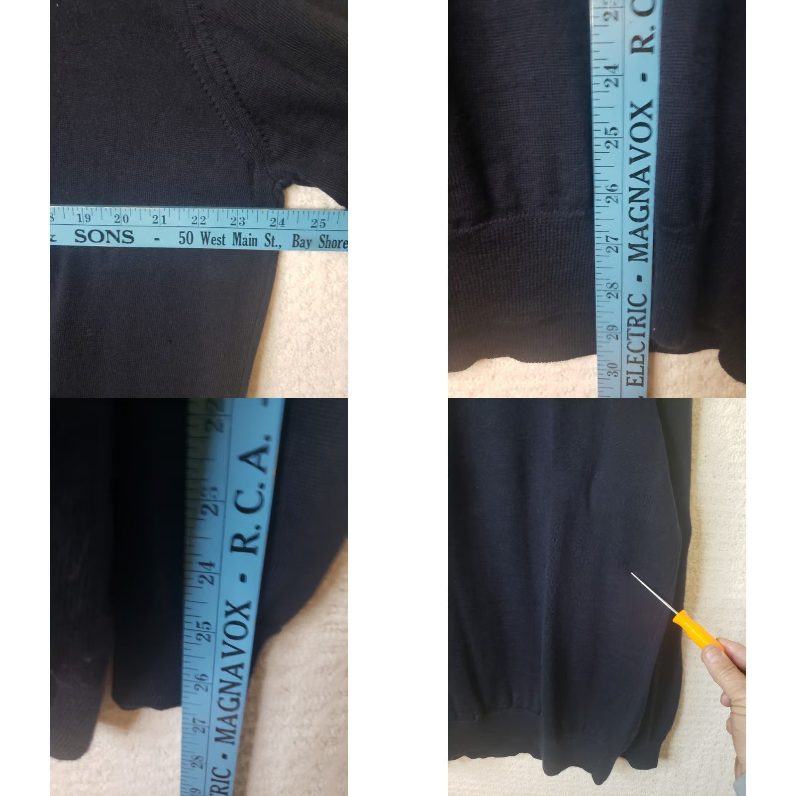 Brooks Brothers Brooks Brothers 346 100% Merino Wool Pullover Sweater Shirt XL Navy Men Long Sleeve Collared Crewneck/Standard Fit Regular Shirt Size US XL / EU 56 / 4 - 8 Thumbnail