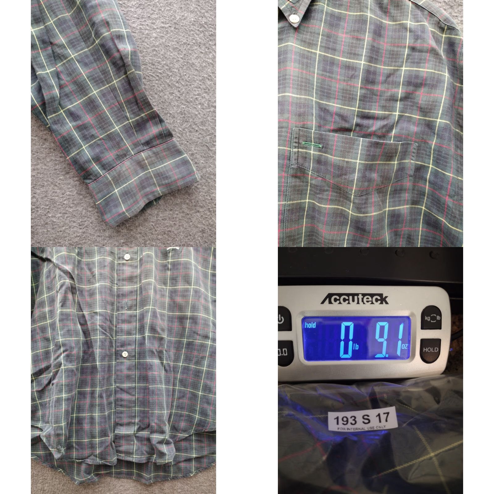 Tommy Hilfiger Tommy Hilfiger Shirt Adult Men S Plaid Multicolor Button-Down Size US S / EU 44-46 / 1 - 8 Thumbnail
