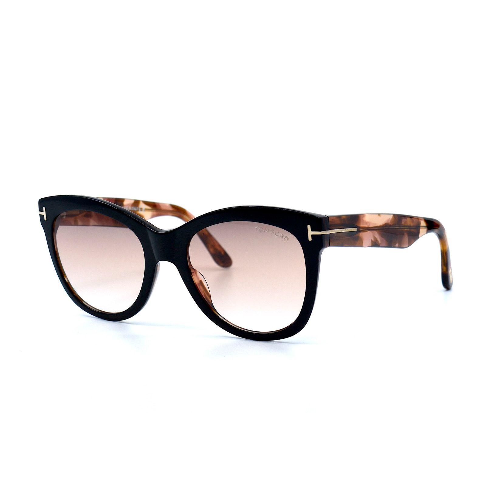Tom Ford TOM FORD WALLACE TF870 05F BLACK/ HAVANA BROWN SUNGLASSES Size ONE SIZE - 3 Thumbnail