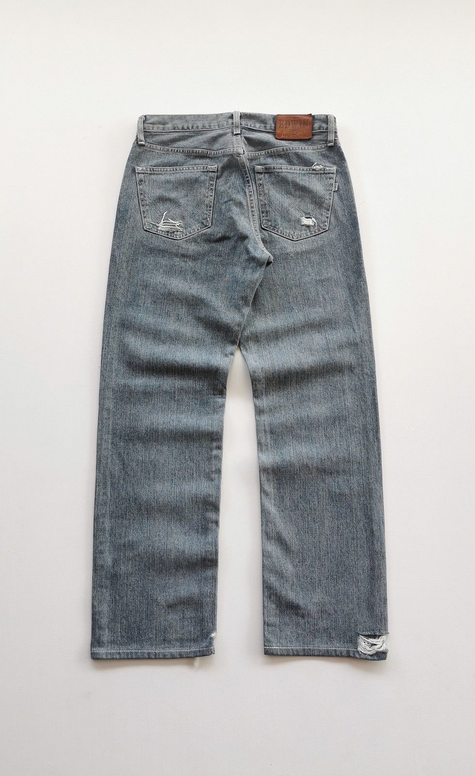 Edwin Edwin 403 Loose Fit Distressed Denim Jeans Size US 32 / EU 48 - 4 Thumbnail