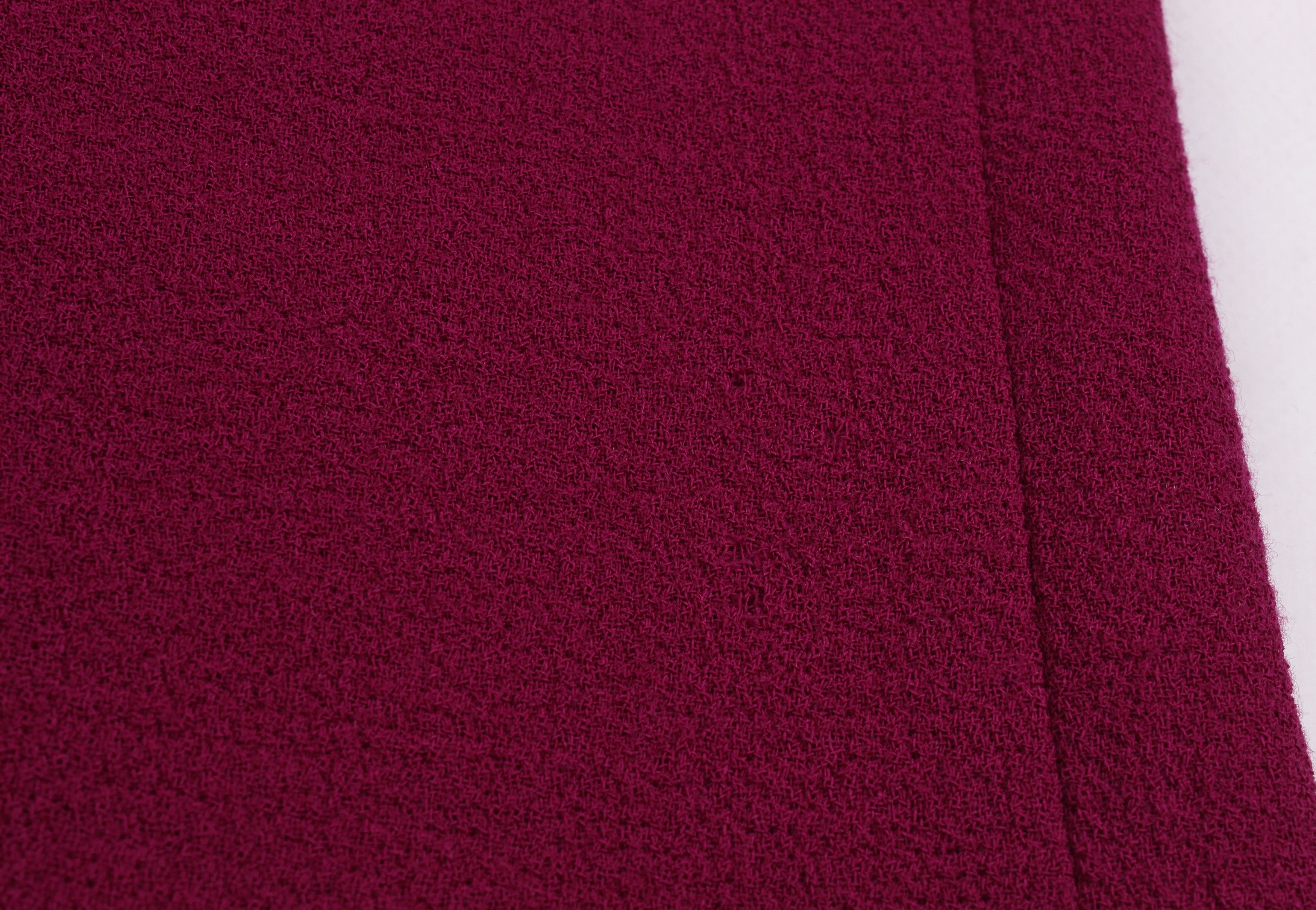 Valentino Red Valentino A - Line Raspberry Wool Skirt Size 28" / US 6 / IT 42 - 8 Thumbnail