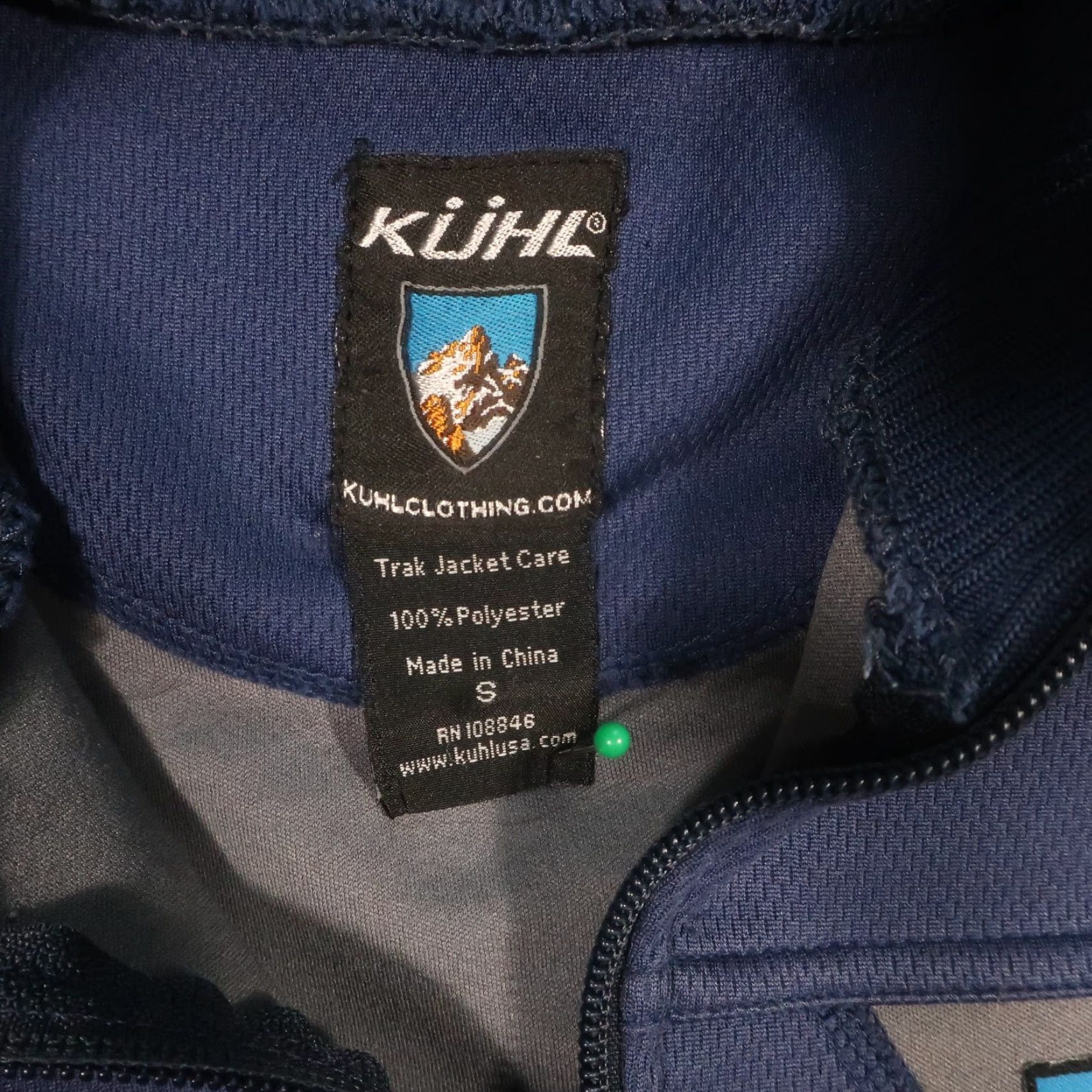 Vintage Kuhl Jacket Mens Small Blue Full Zip Trak Track Sweatshirt Bomber Chest Pocket Size US S / EU 44-46 / 1 - 3 Thumbnail