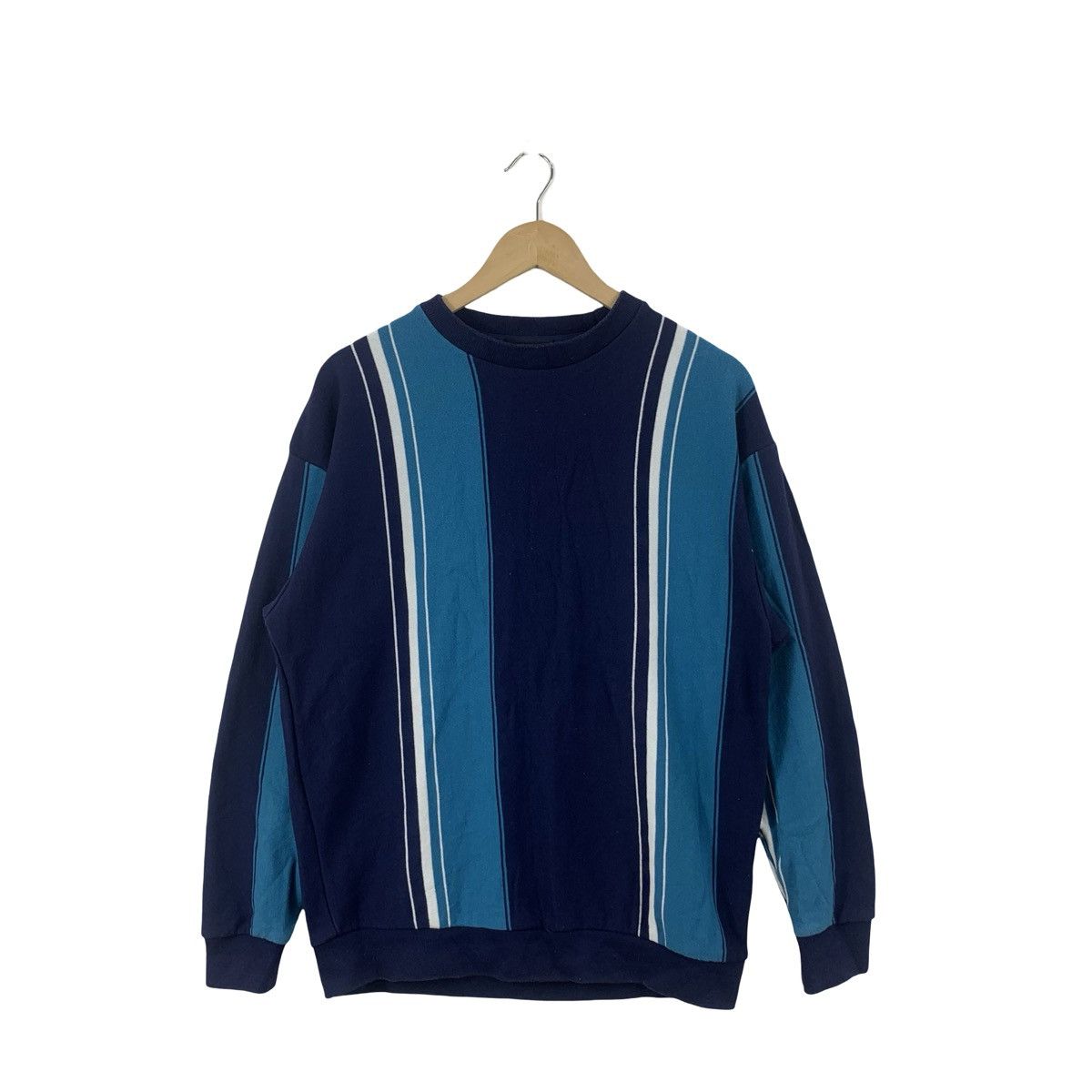 Vintage Vintage NIKO AND … Striped Crewneck Sweatshirt Pullover Size US L / EU 52-54 / 3 - 4 Thumbnail