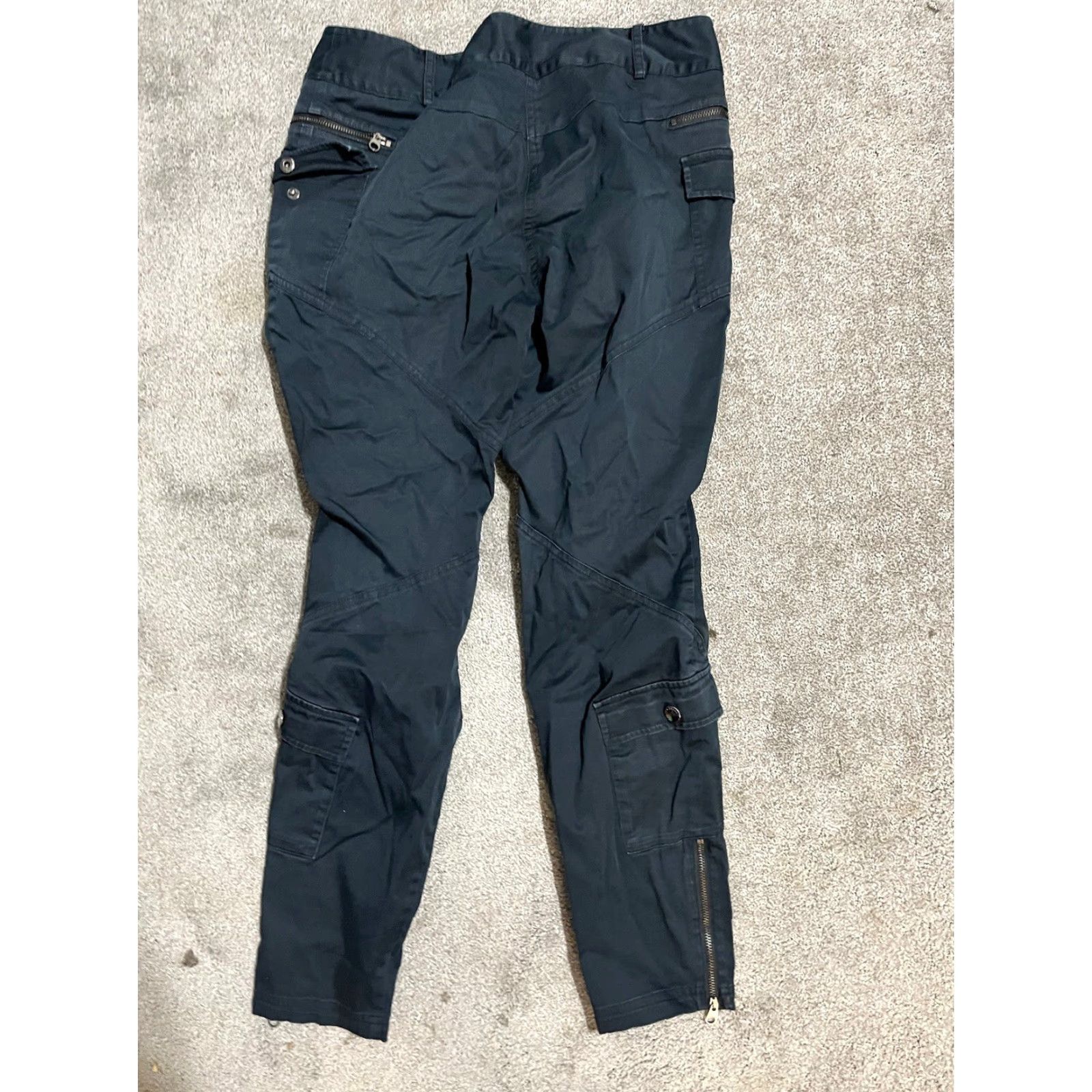Ted Baker Ted Baker Paris Women’s 3 Black Cargo Corduroy Skinny Pants Ankle Zipper Cargo Pants Size 26" / US 2 / IT 38 - 3 Thumbnail