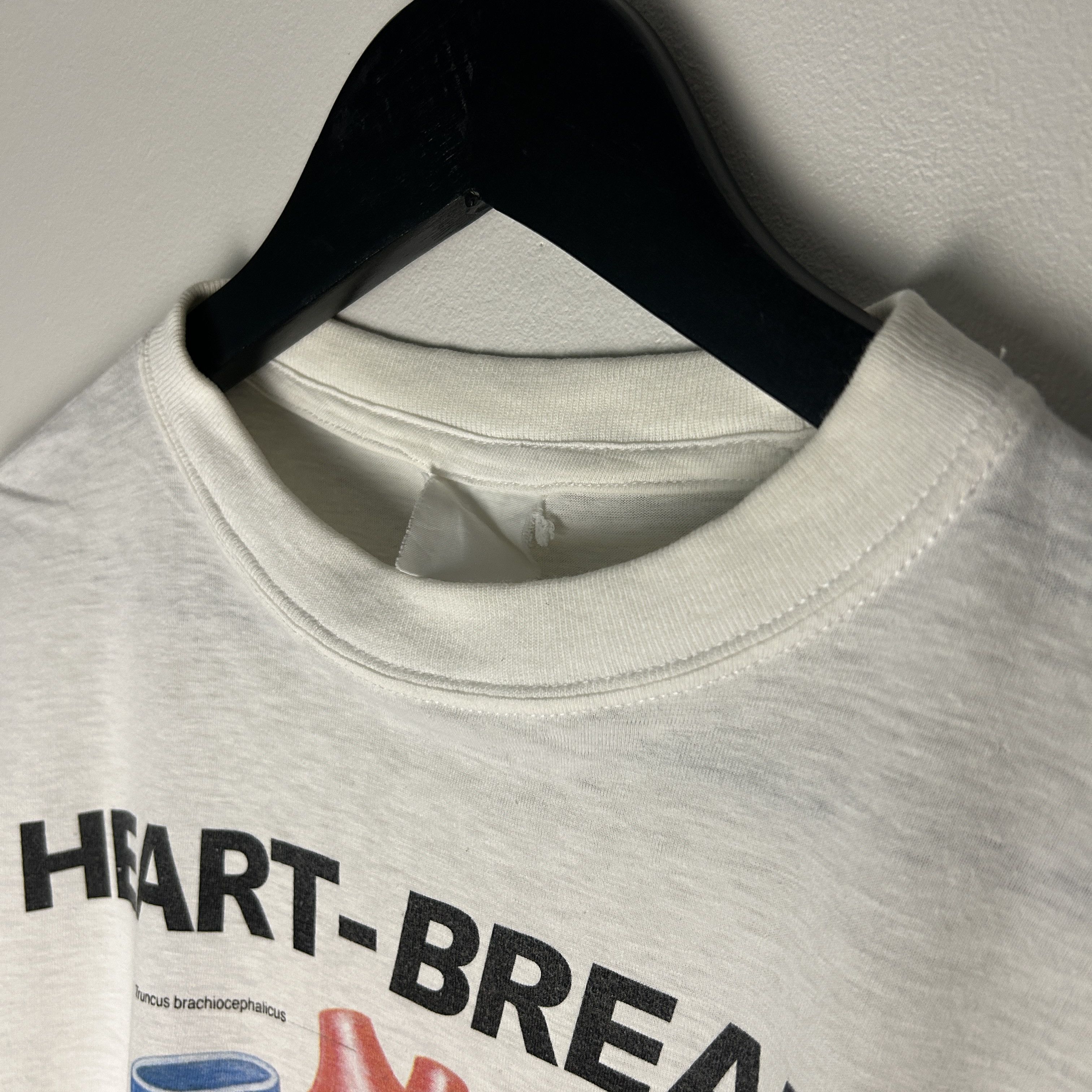 Vintage Vintage Heart-breaker Anatomy 1991 T-shirt Size US L / EU 52-54 / 3 - 4 Thumbnail