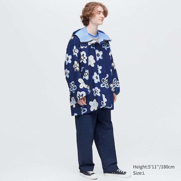 Marni Marni Flower Blocktech Rain Unisex Jacket Size US S / EU 44-46 / 1 - 1 Thumbnail