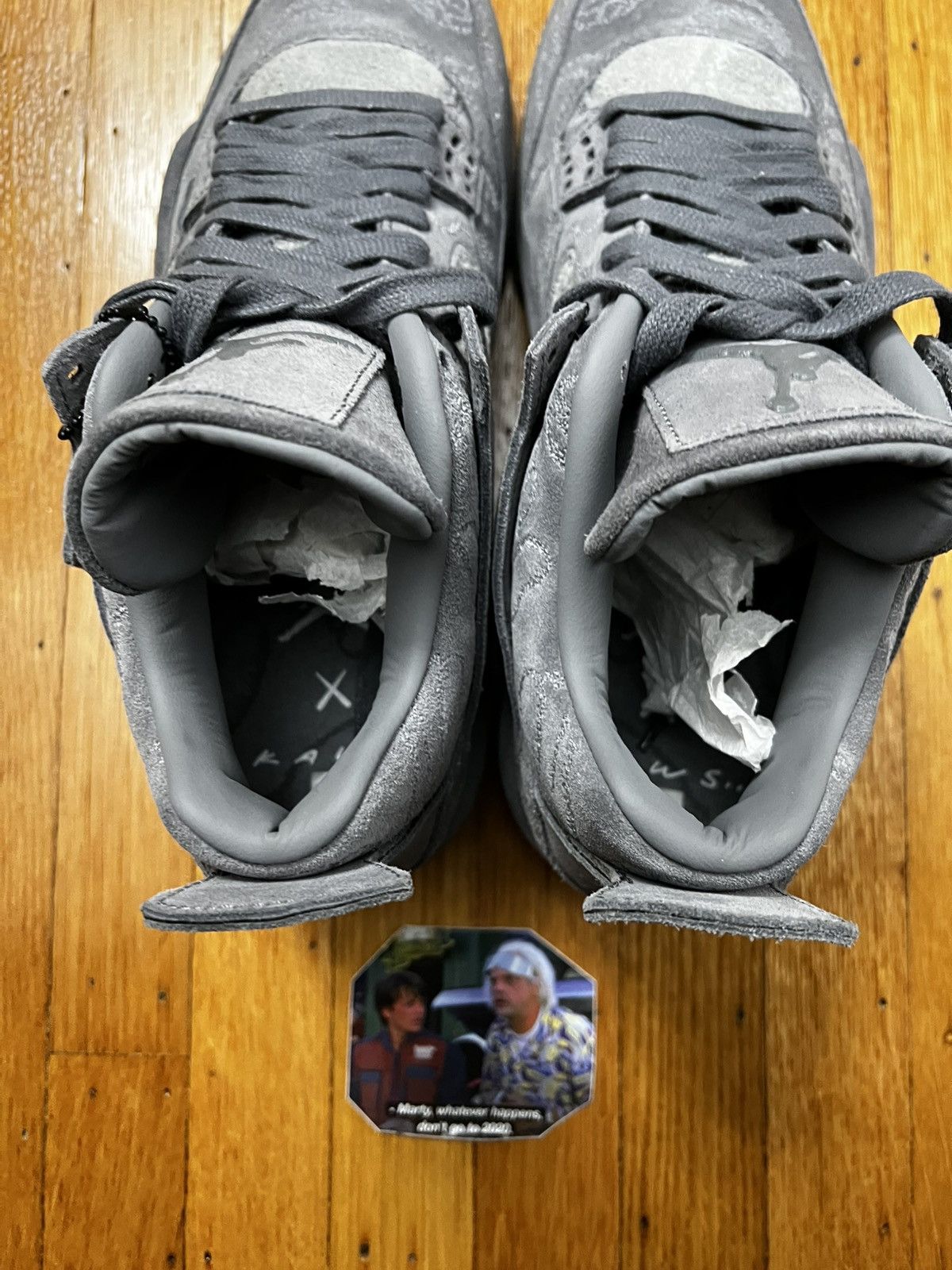 Jordan Brand × Kaws Kaws Jordan 4 Grey Size US 9.5 / EU 42-43 - 3 Thumbnail