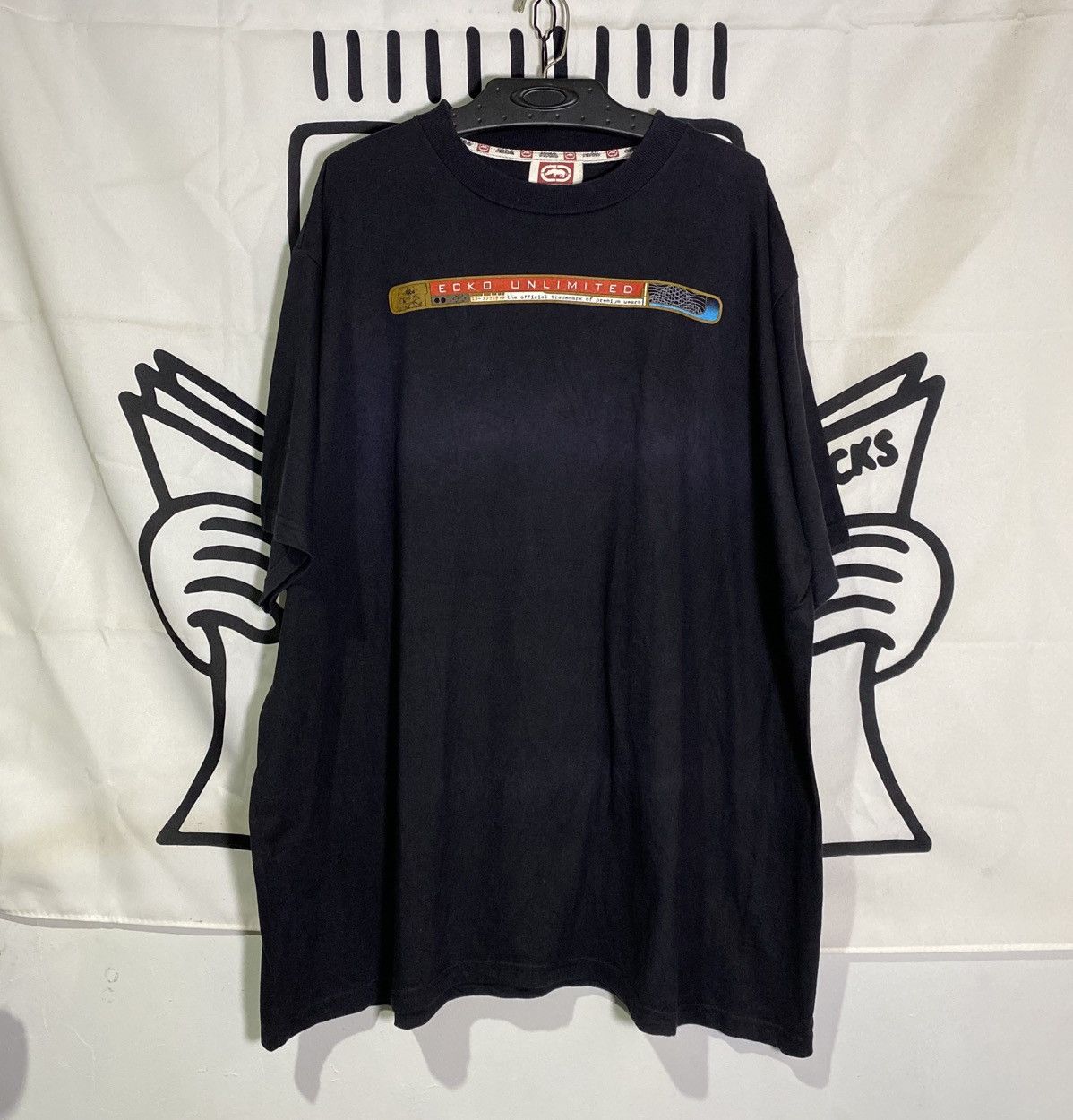 Ecko Unltd. × Vintage Rare Vintage 90s Ecko The Mechanic Tshirt Size US XL / EU 56 / 4 - 3 Thumbnail