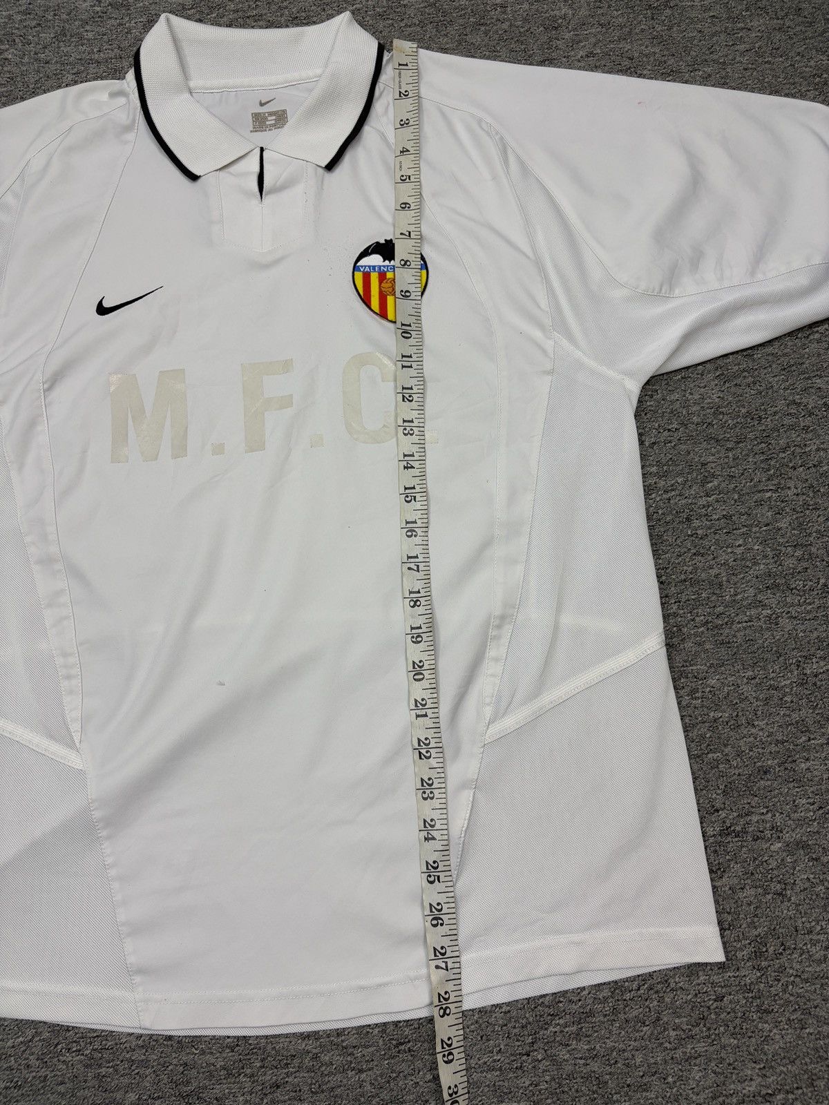 Nike Vintage Valencia CF 2001-2002 Nike Jersey Football Club Size US M / EU 48-50 / 2 - 9 Thumbnail