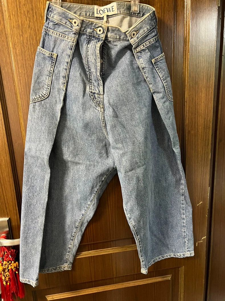 Loewe Loewe Ladies' loose jeans Size 33" - 2 Thumbnail