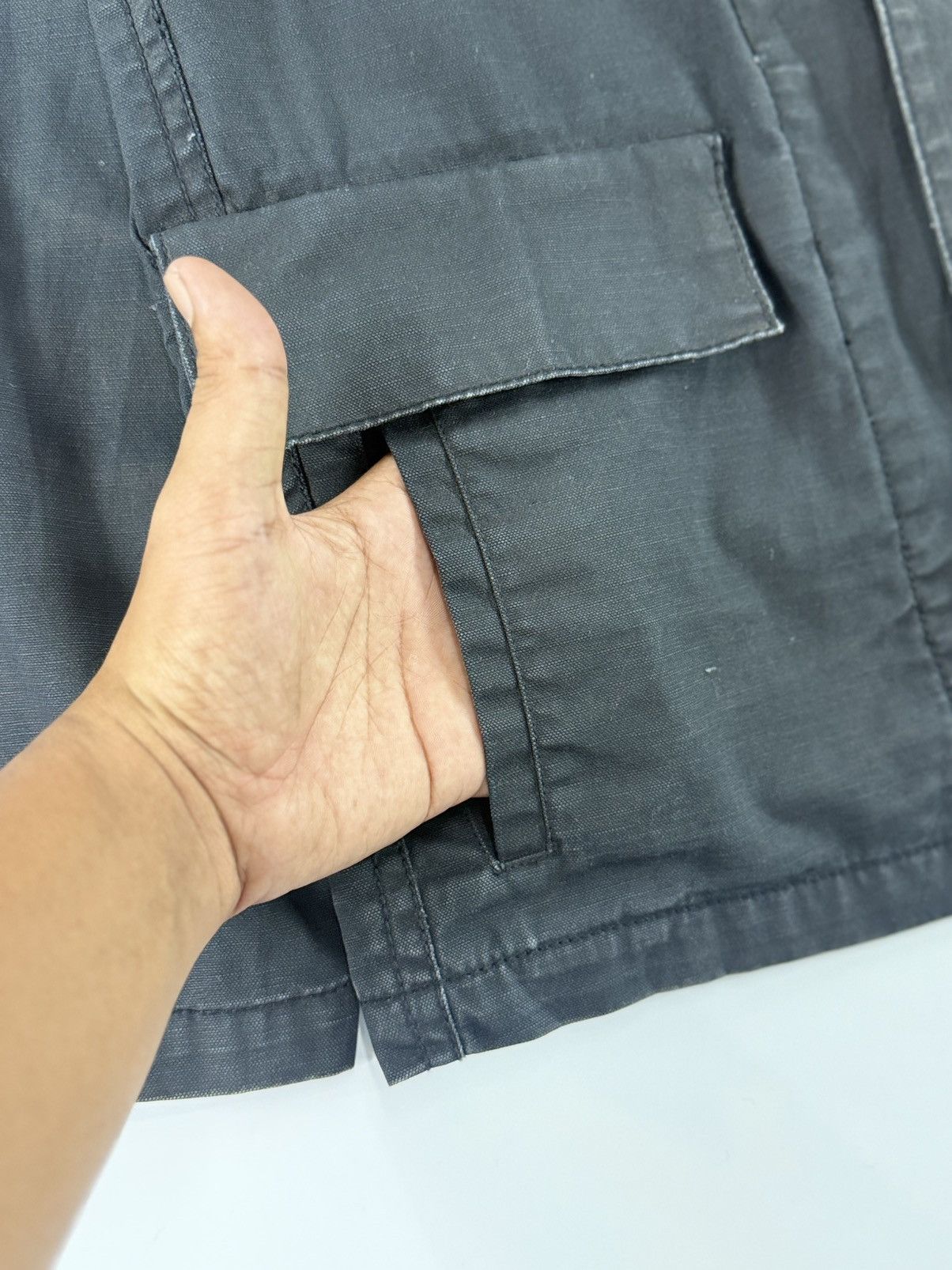 Japanese Brand 🔥 Pippin Standard Amekeji Japan Duck Canvas Chore Jacket Size US S / EU 44-46 / 1 - 7 Thumbnail