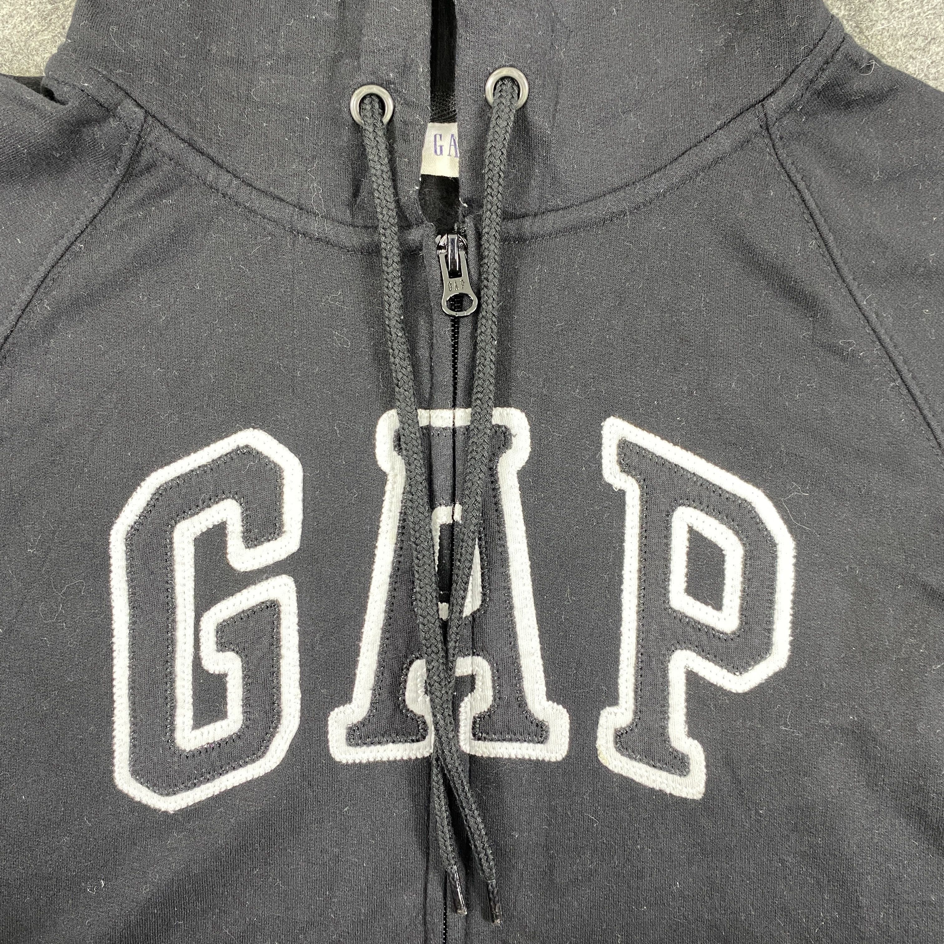 Gap Vintage Gap Black Hoodie -SW162 Size US XS / EU 42 / 0 - 5 Thumbnail