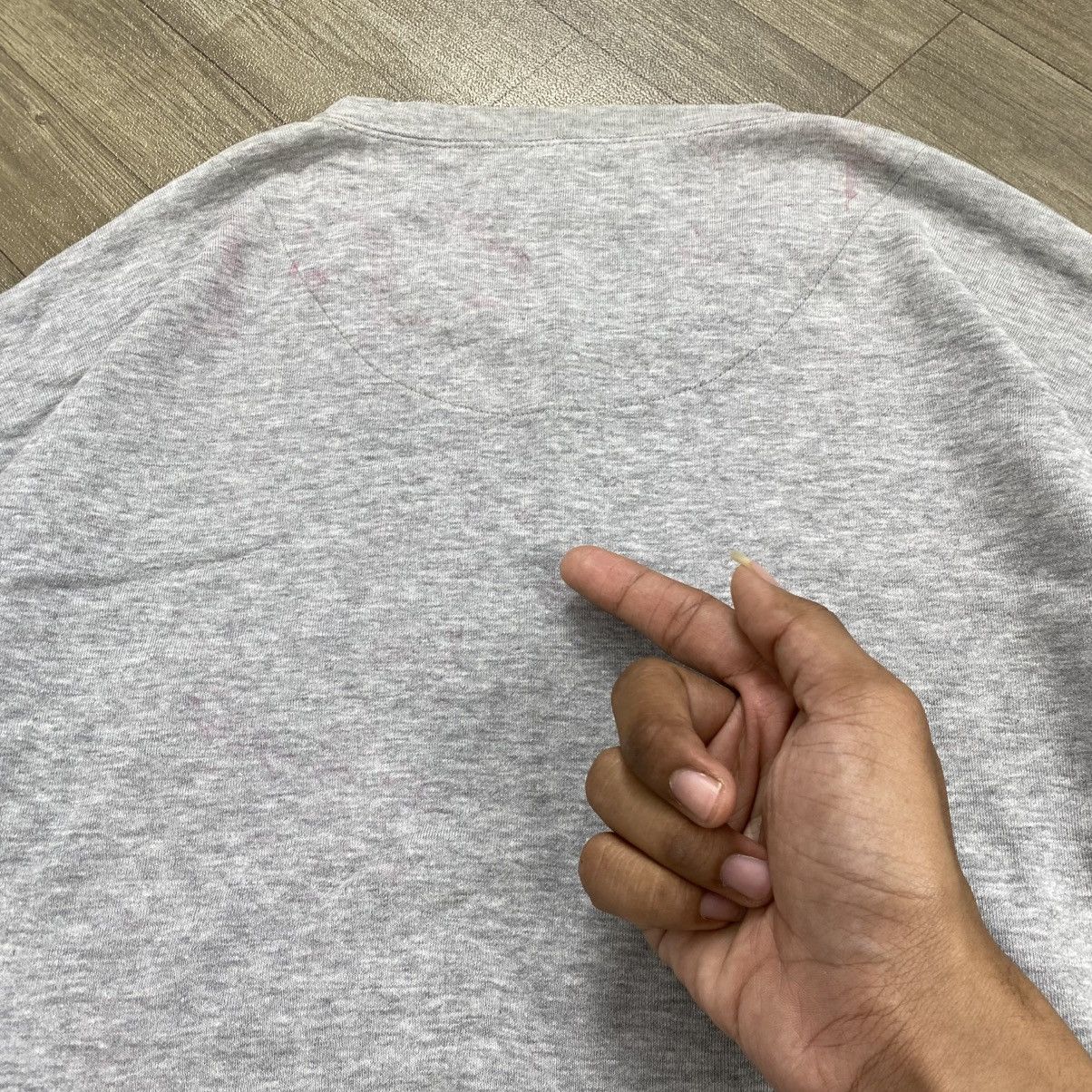 Burberry 1990s Vintage Burberrys London Nova Check Grey Long Sleeve Size US L / EU 52-54 / 3 - 14 Thumbnail