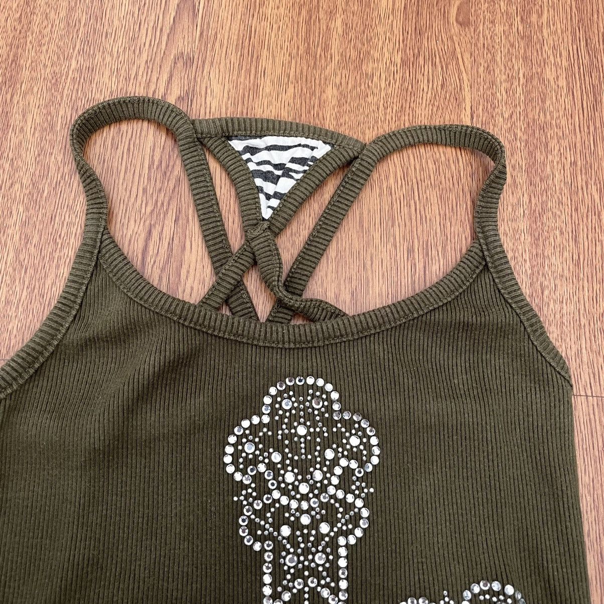 If Six Was Nine Vintage crystal cross tanktops chromehearts styled Size M / US 6-8 / IT 42-44 - 4 Thumbnail