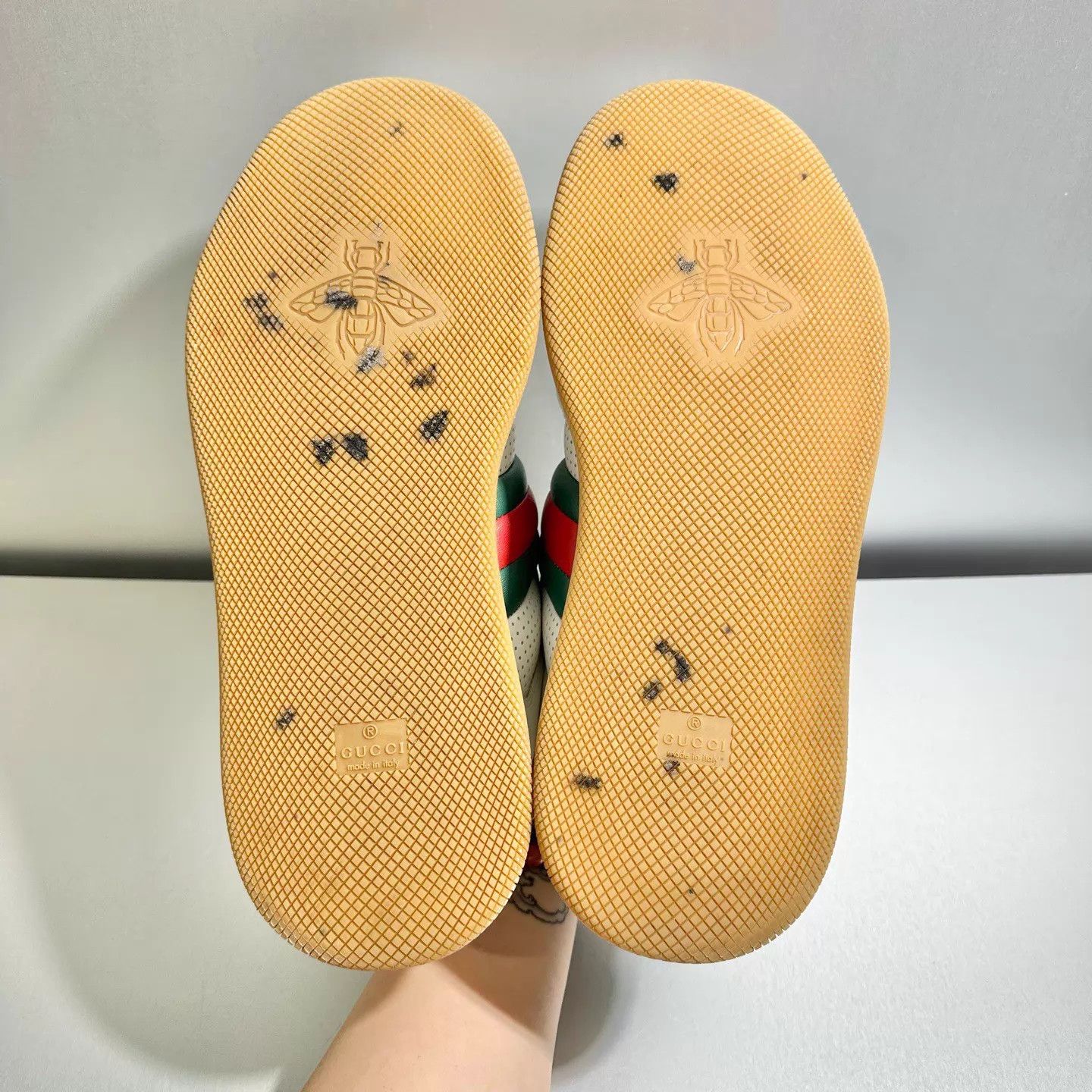 Gucci Gucci Screener White Green 44.5 EU LNIB Size US 11.5 / EU 44-45 - 7 Thumbnail