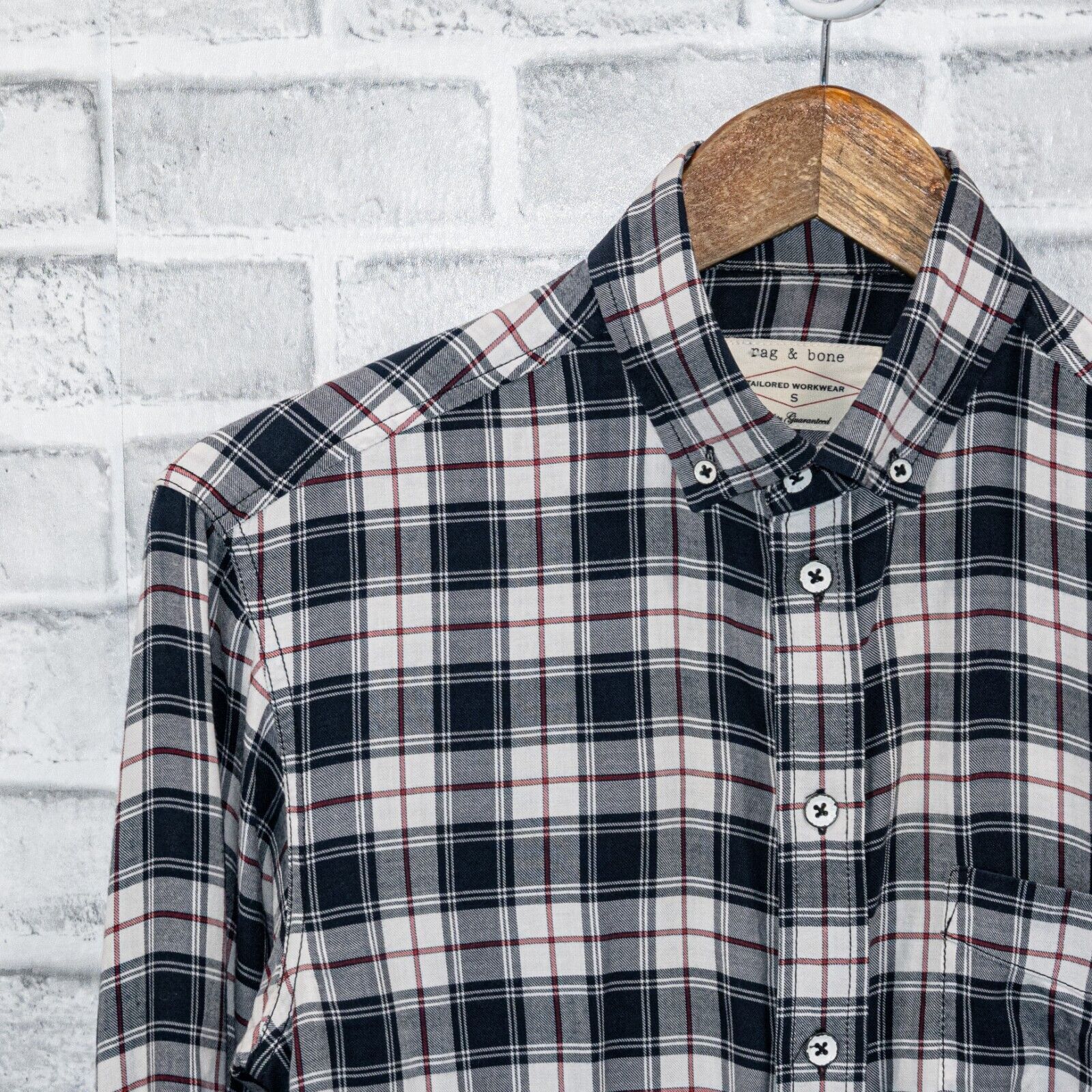 Rag & Bone Rag & Bone Men's Tailored Workwear Button down Shirt Blue Size US S / EU 44-46 / 1 - 4 Thumbnail