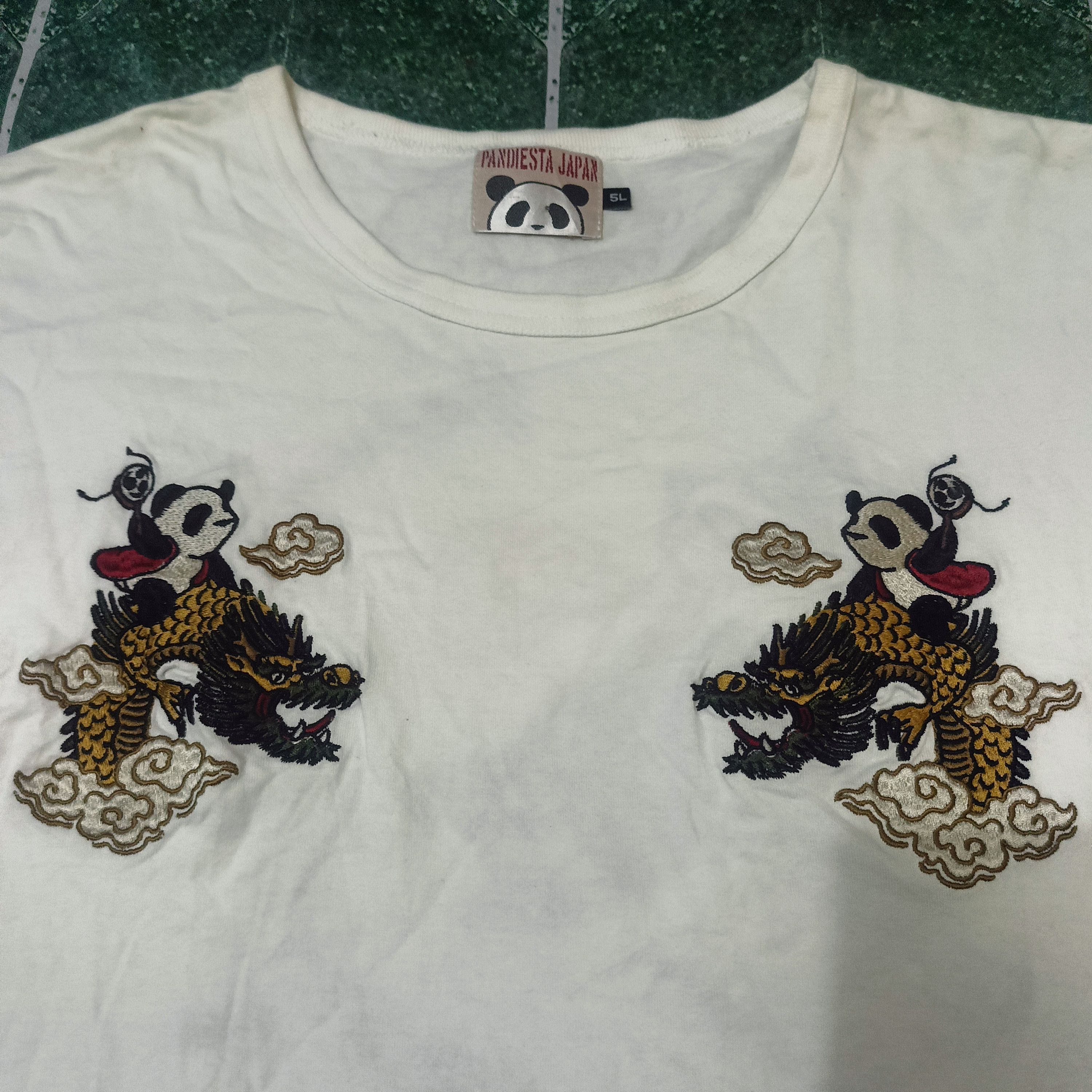 Japanese Brand Pandiesta Japan Long Sleeve Oversized Embroidery Logo Size US XXL / EU 58 / 5 - 4 Thumbnail