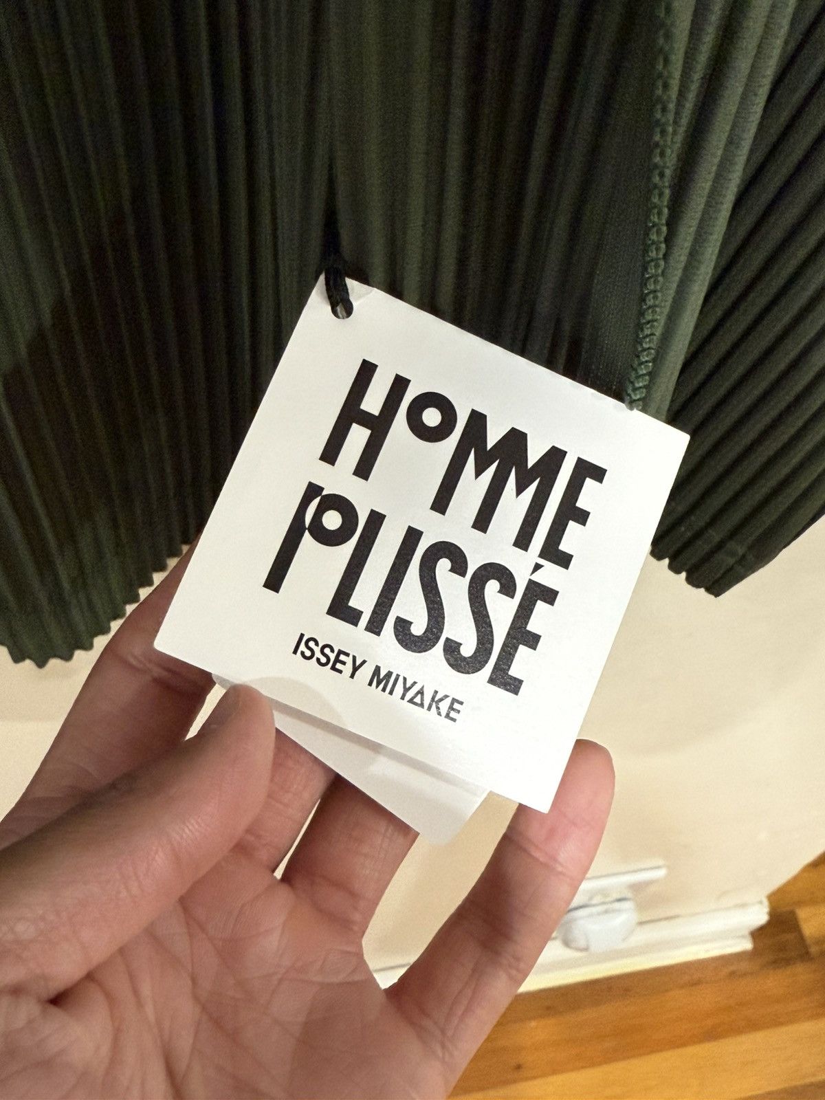 Homme Plisse Issey Miyake Issey Miyake Homme Plisse Pleated Zip Up Forest Green Size US L / EU 52-54 / 3 - 4 Thumbnail
