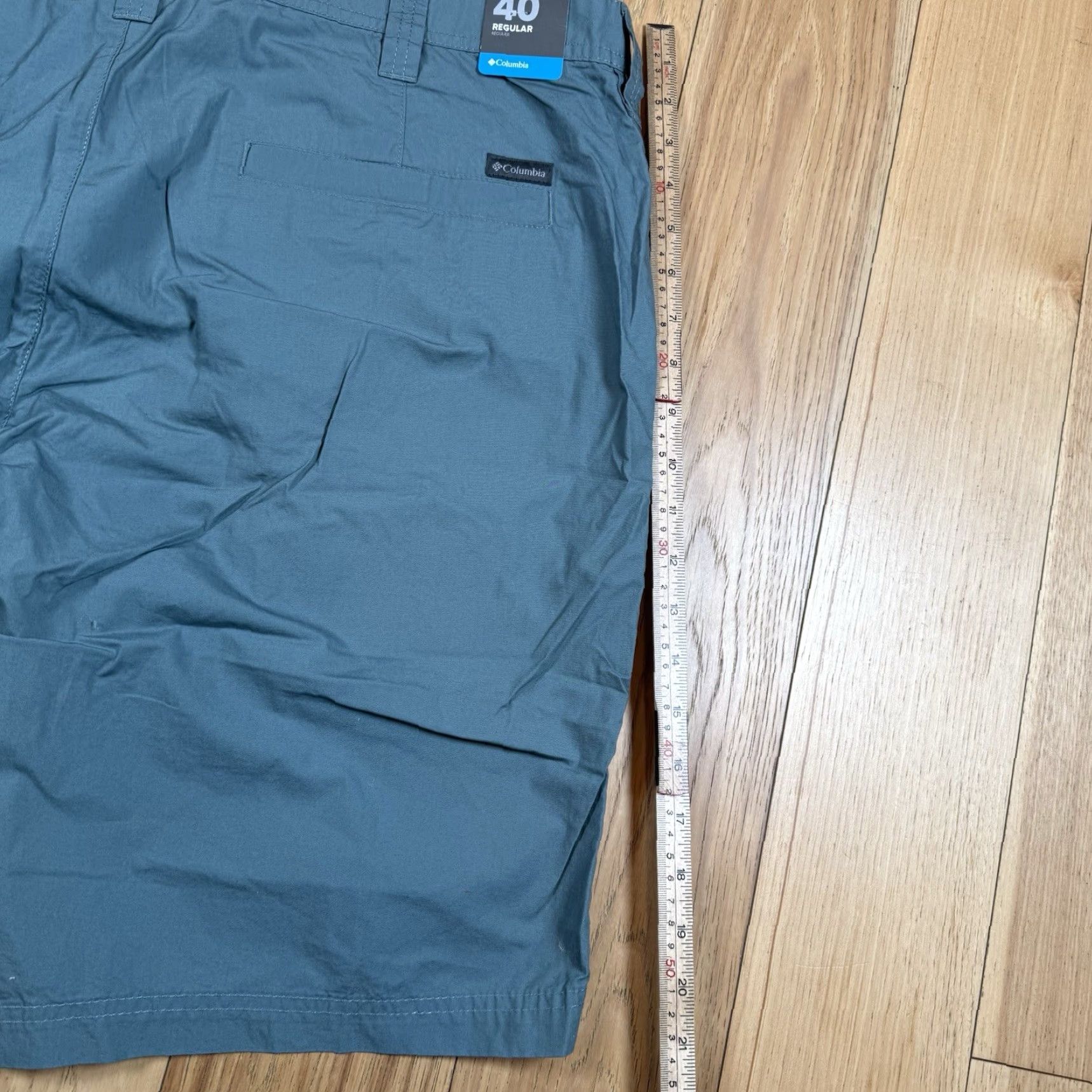 Vintage Columbia Chino Shorts Mens 40 Regular NWT Washed Out Green Size US 40 / EU 56 - 4 Thumbnail