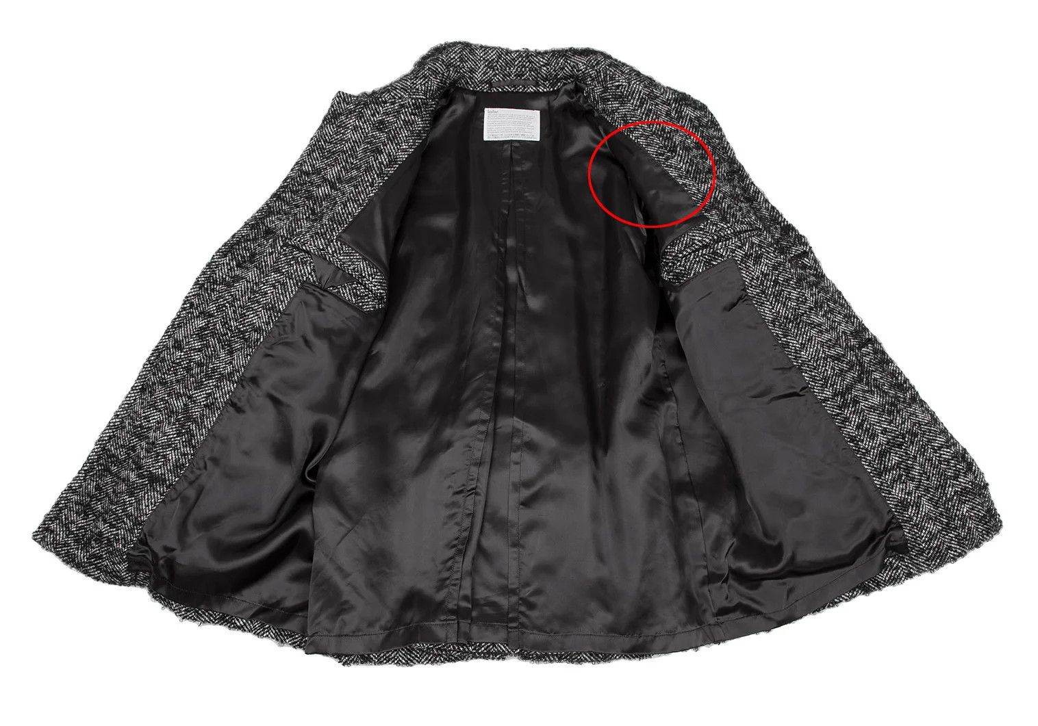 Kolor Mohair Blend Loop T Coat in Black Gray 1 Size US S / EU 44-46 / 1 - 11 Thumbnail