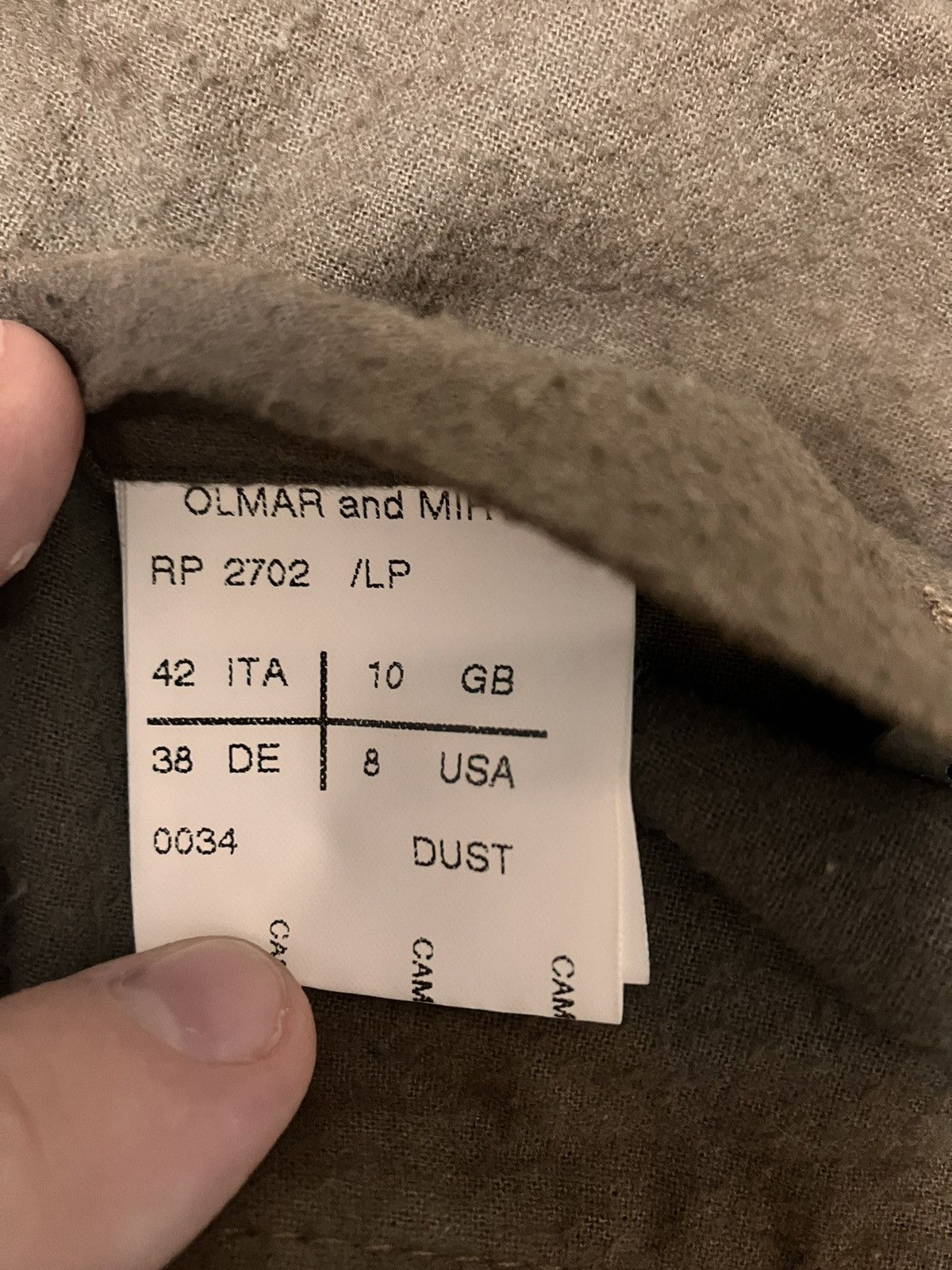 Rick Owens Dust leather Olmar+Mirta hoodie jacket Size US XS / EU 42 / 0 - 23 Thumbnail