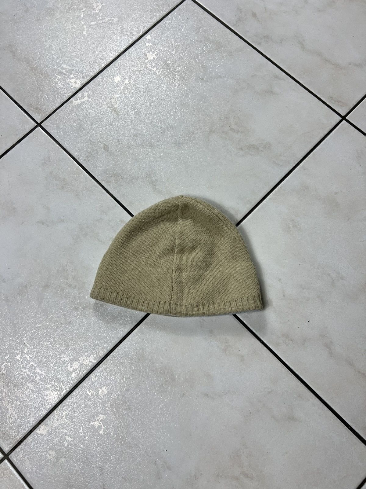 Lacoste Vintage Lacoste y2k big logo crocodile knit beanie hat drill Size ONE SIZE - 7 Thumbnail