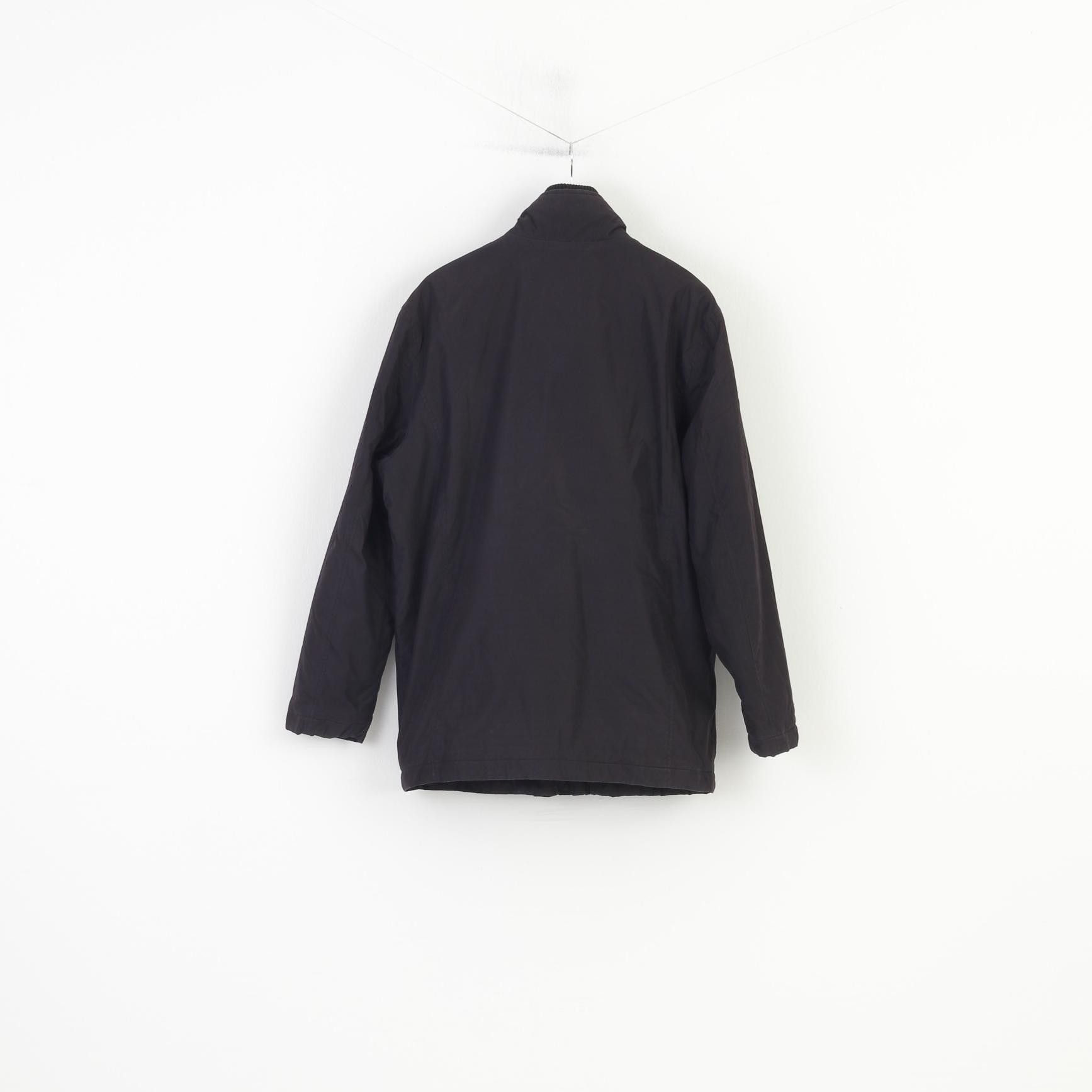 Marks & Spencer M&S Collection Men M Jacket Black Full Zipper Padded 10006 Size US M / EU 48-50 / 2 - 7 Thumbnail