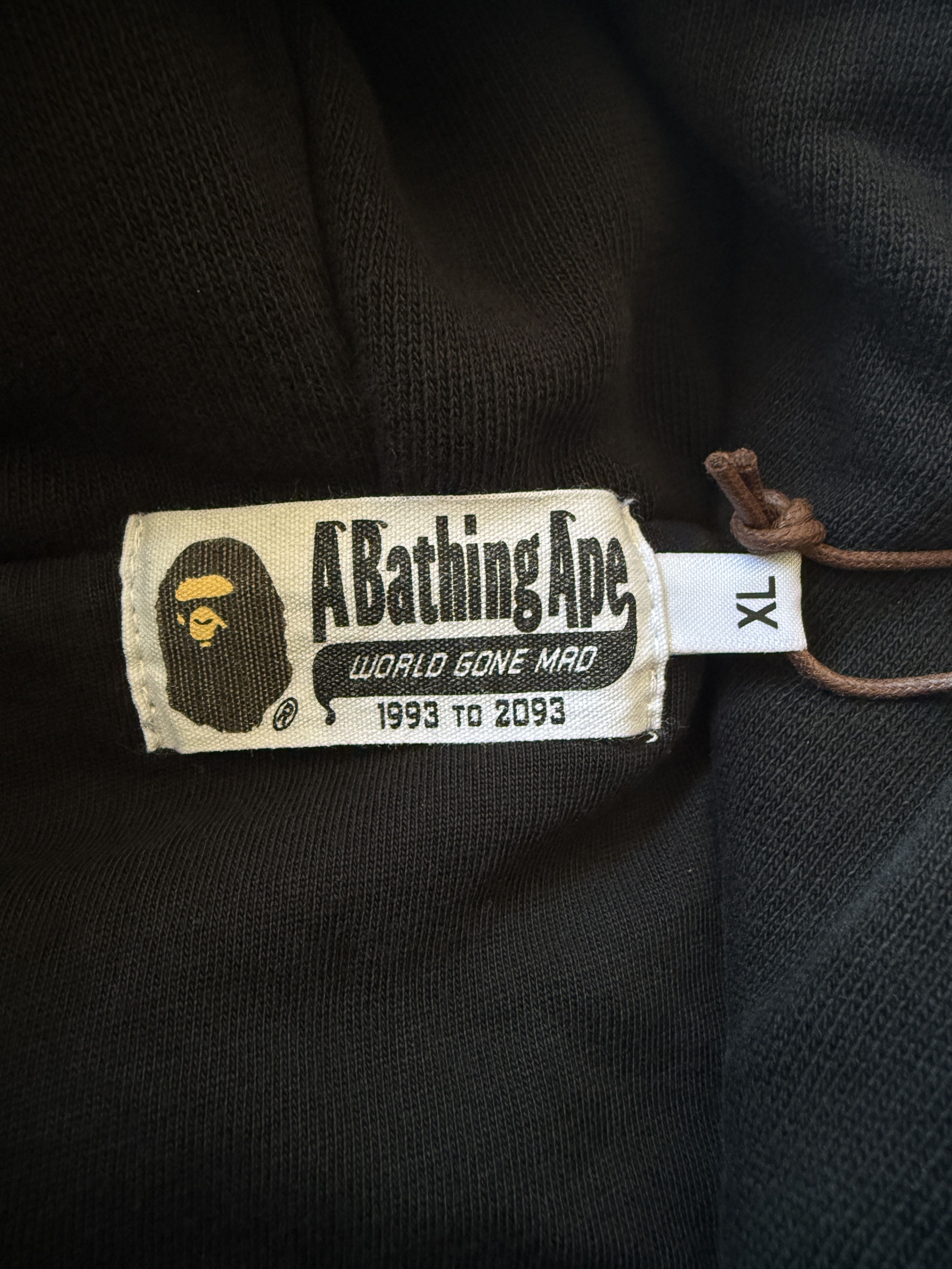 Bape BAPE SKELETON SHARK HEAVY WASHED CROPPED FIT FULL ZIP HOODIE Size US XL / EU 56 / 4 - 13 Thumbnail