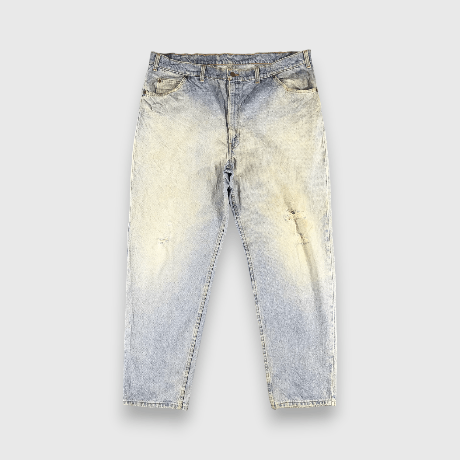 Levi's 90s Vintage Light Wash Levis Jeans-J2644 Size US 43 - 1 Thumbnail