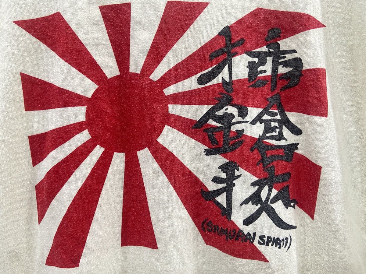 Band Tees × Vintage Vintage 70s 80s SAMURAI SPIRIT Japan Flag tour Rock TShirt Size US XL / EU 56 / 4 - 4 Thumbnail