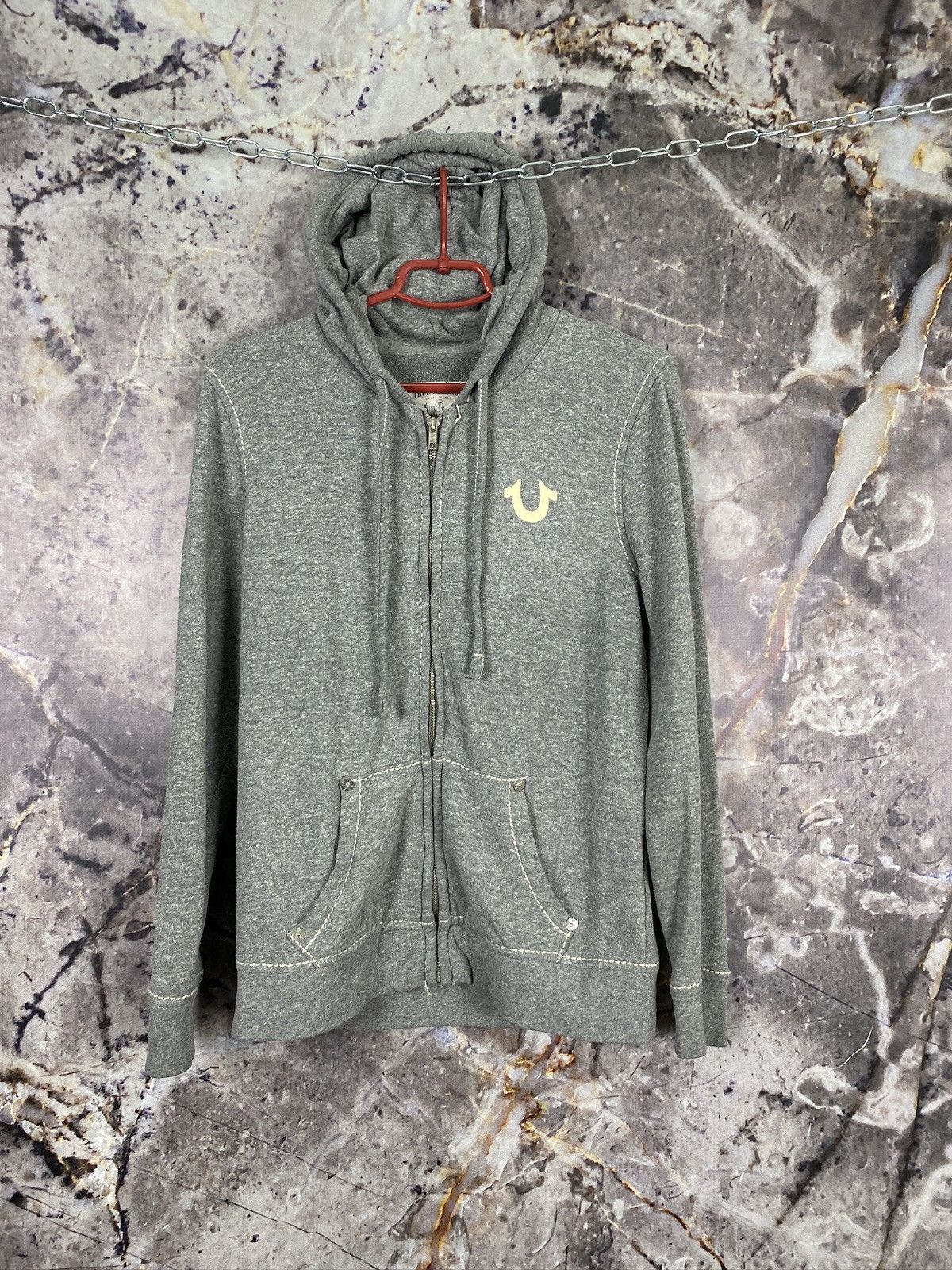 Japanese Brand × True Religion × Vintage Women’s True Religion Hoodie Streetwear Luxury Size Large Size L / US 10 / IT 46 - 1 Thumbnail