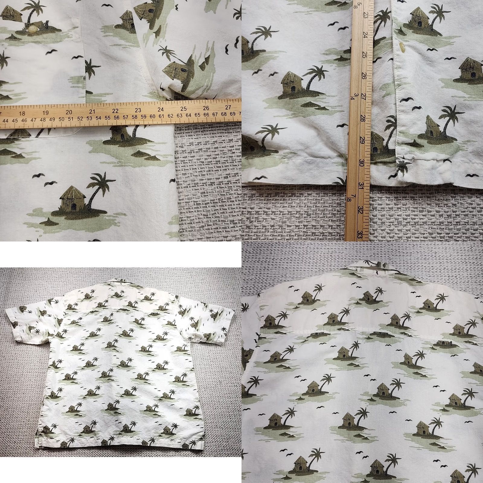 Bugle Boy VINTAGE Bugle Boy Hawaiian Shirt Mens XL Button Up Short Sleeve Tikis Palms Customers Size US XL / EU 56 / 4 - 8 Thumbnail