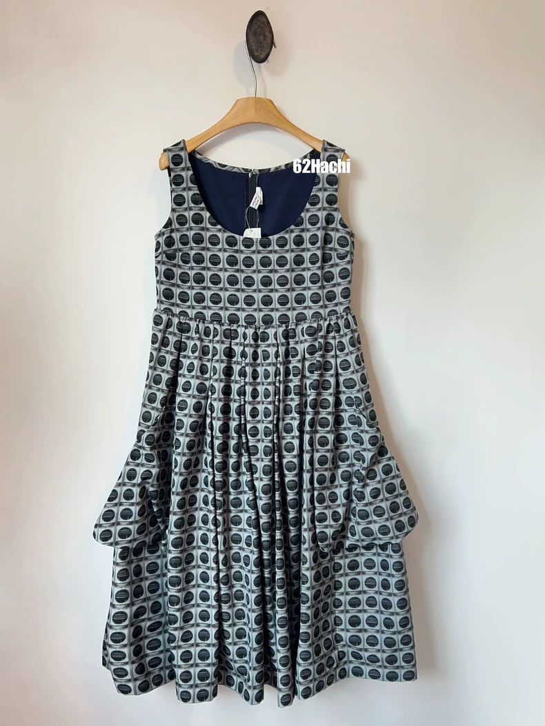 Comme Des Garcons Polka-dot grey dress sundress