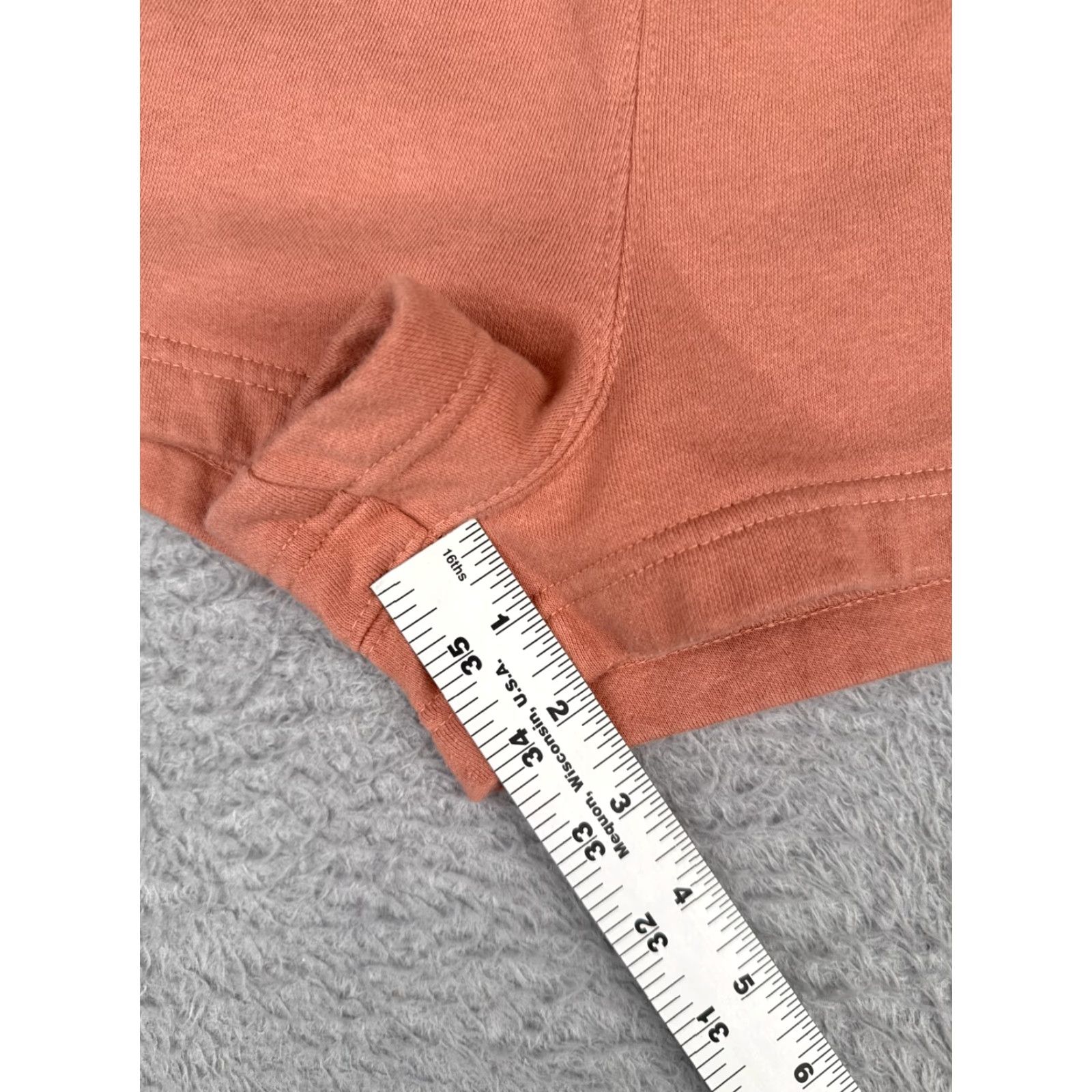 The North Face The North Face Shorts Women L Coral Half Dome Fleece Short Cotton Blend Size 36" / US 14 / IT 50 - 6 Thumbnail