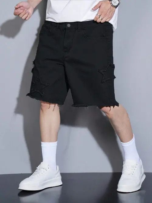 Japanese Brand Tomoko x Kudou Shorts Drip Washed Distressed Denim Size US 32 / EU 48 - 8 Thumbnail