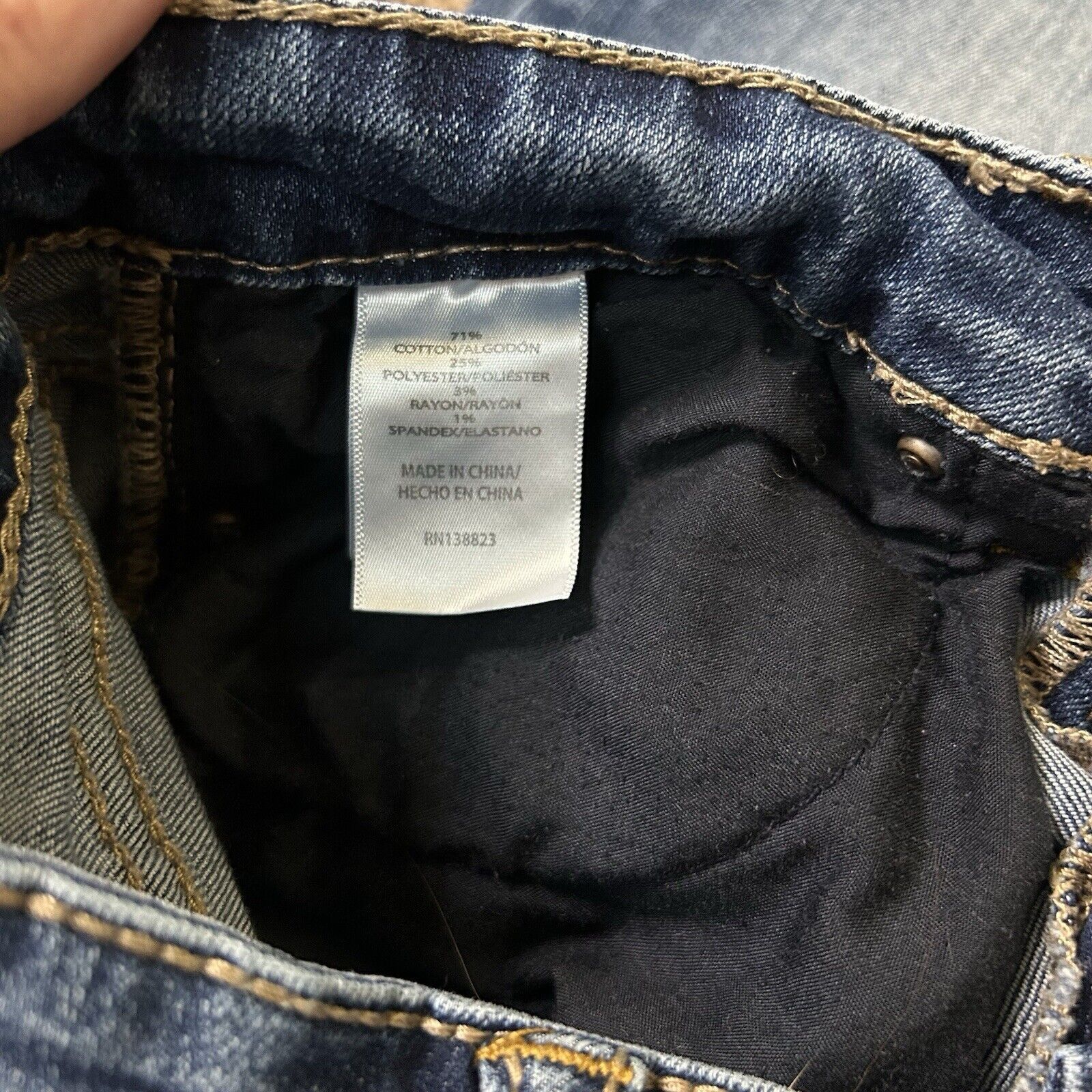 Other SHYANNE Women’s Scroll Dark Wash Bootcut Jeans Size 28 Reg Size 28" / US 6 / IT 42 - 8 Thumbnail