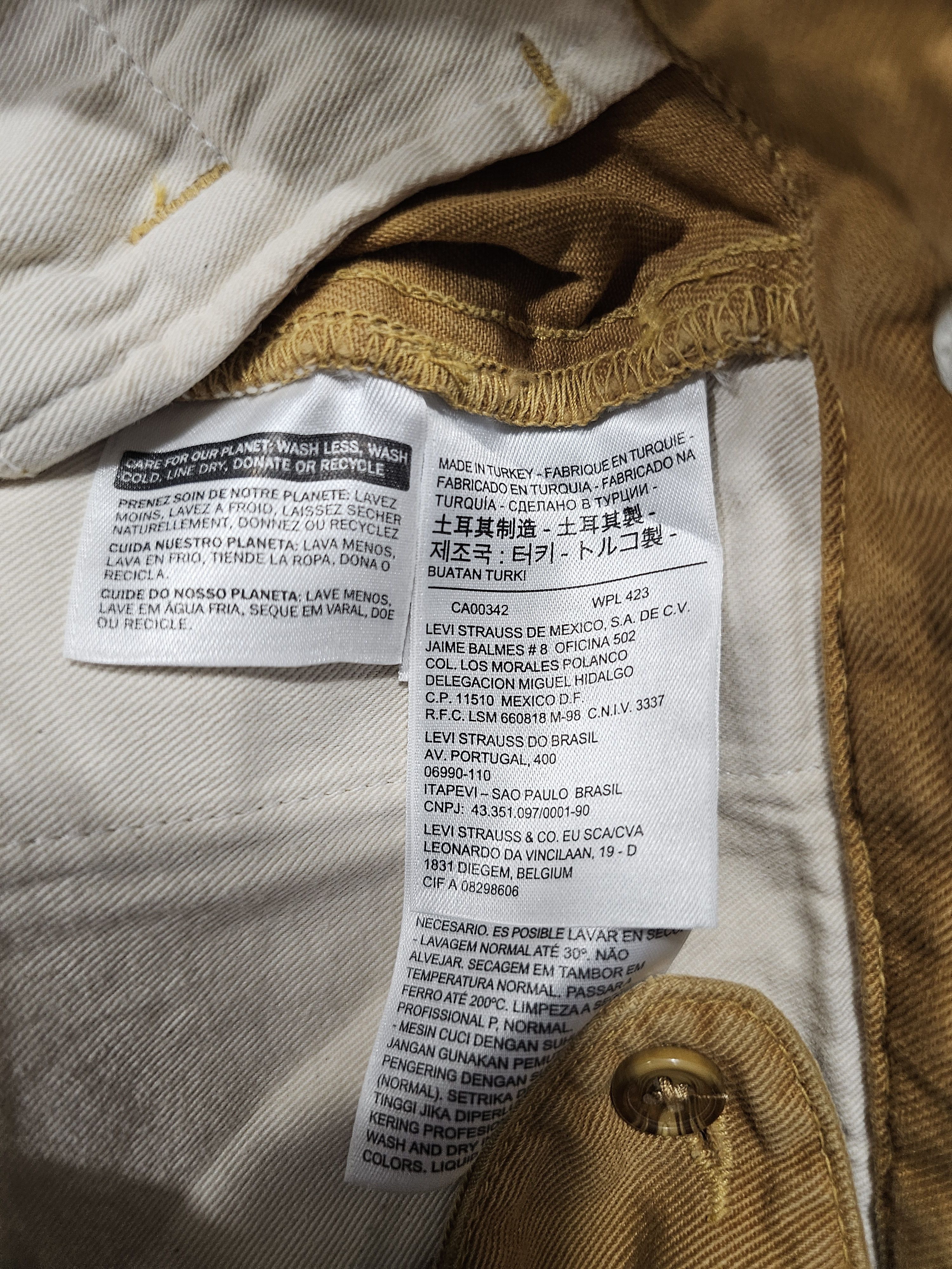 Levi's Vintage Clothing NWT Levi's Vintage Clothing 1920's Born Brown Chinos W31L29 Size US 31 - 9 Thumbnail