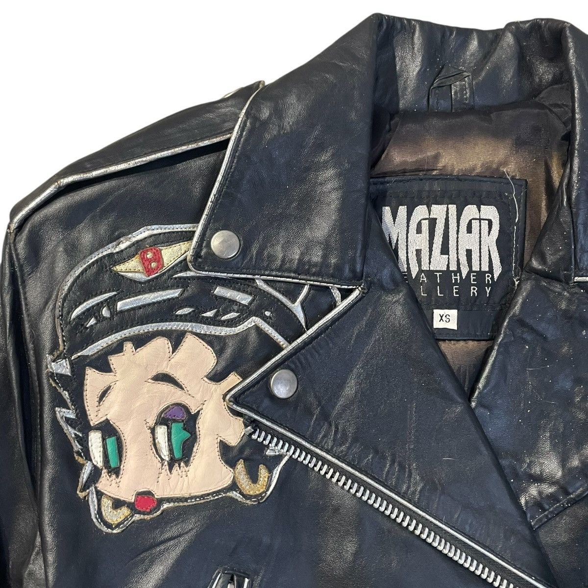 Vintage VINTAGE COLLECTIBLE BETTY BOOP COP LEATHER JACKET Size XS / US 0-2 / IT 36-38 - 5 Thumbnail