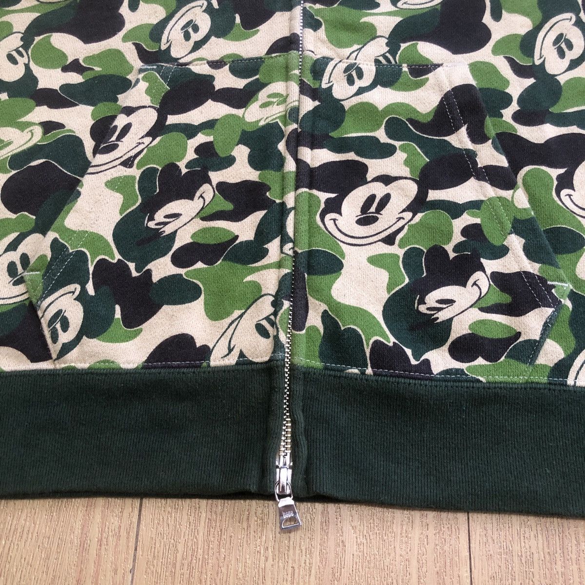 Bape Bape x Tokyo DisneySea Mickey Mouse ABC Camo Full Zip Hoodie Size L / US 10 / IT 46 - 3 Thumbnail