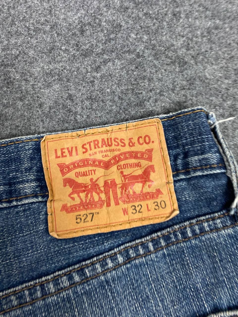 Levi's levis 527 bootcut flare denim nice design Size US 35 - 5 Thumbnail