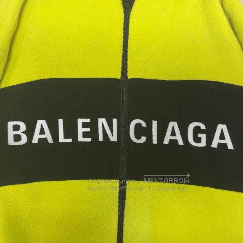 Balenciaga Balenciaga Neon Color Block Lettering Jacket Size XXS / US 00 / IT 34 - 2 Thumbnail
